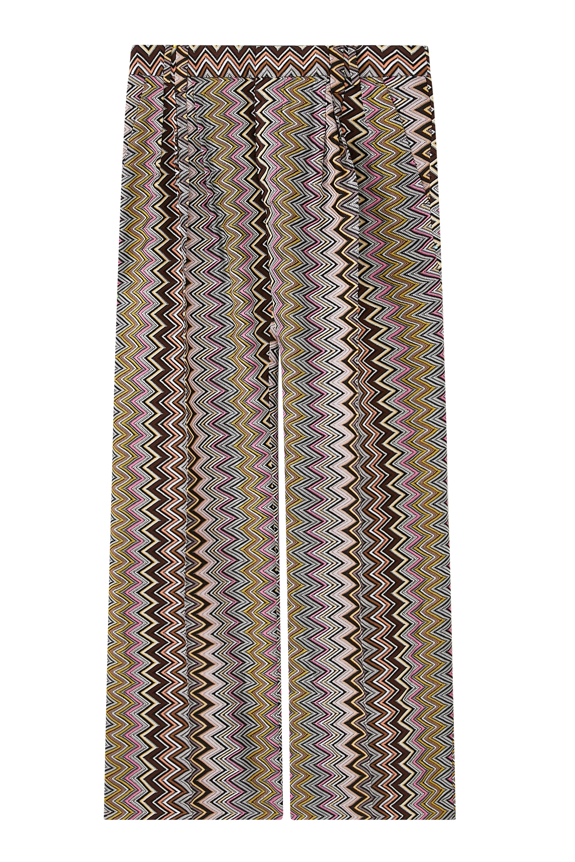 Zigzag Raschel Wide Pants