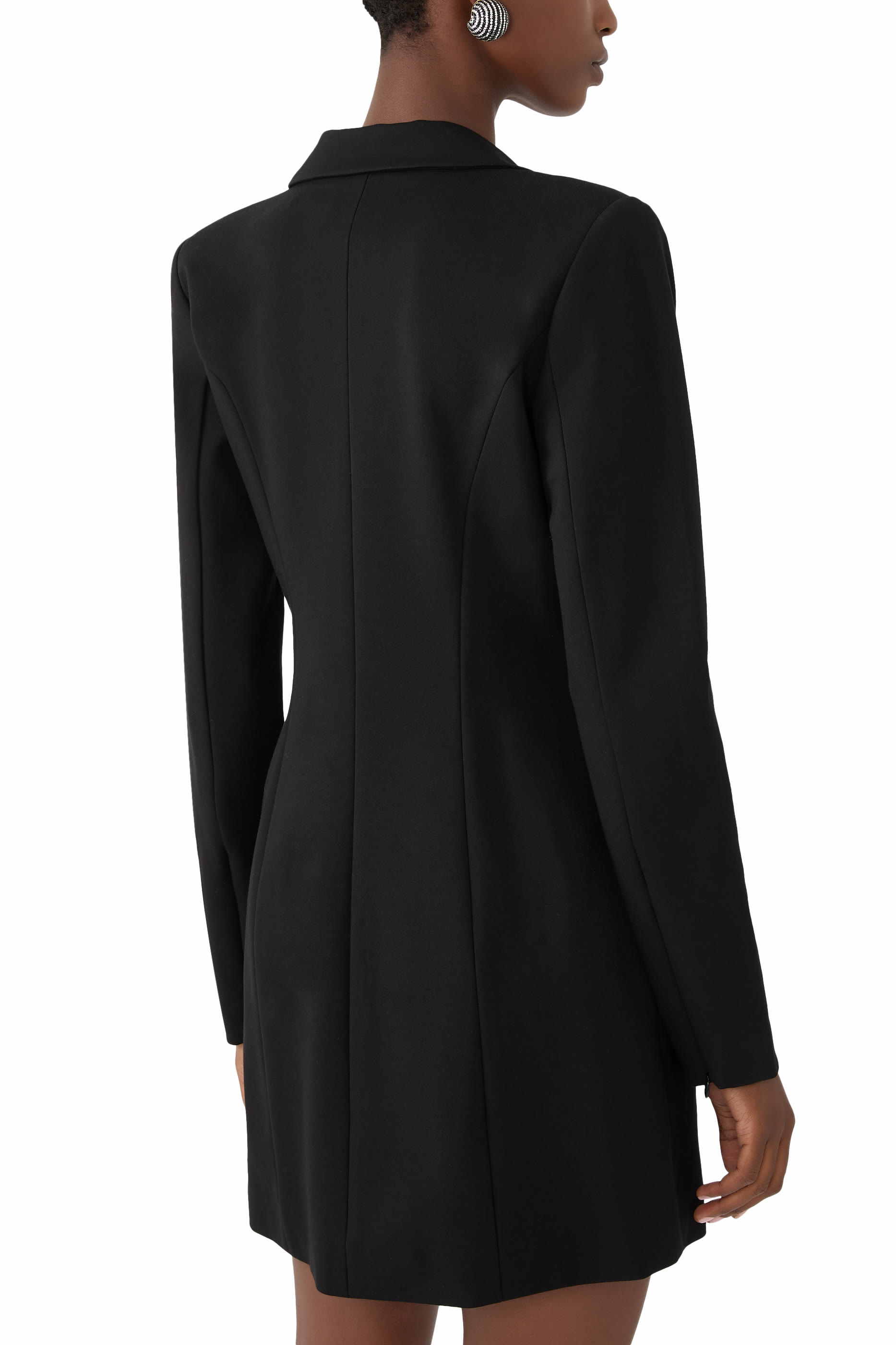 Ponte Embellished Blazer Dress