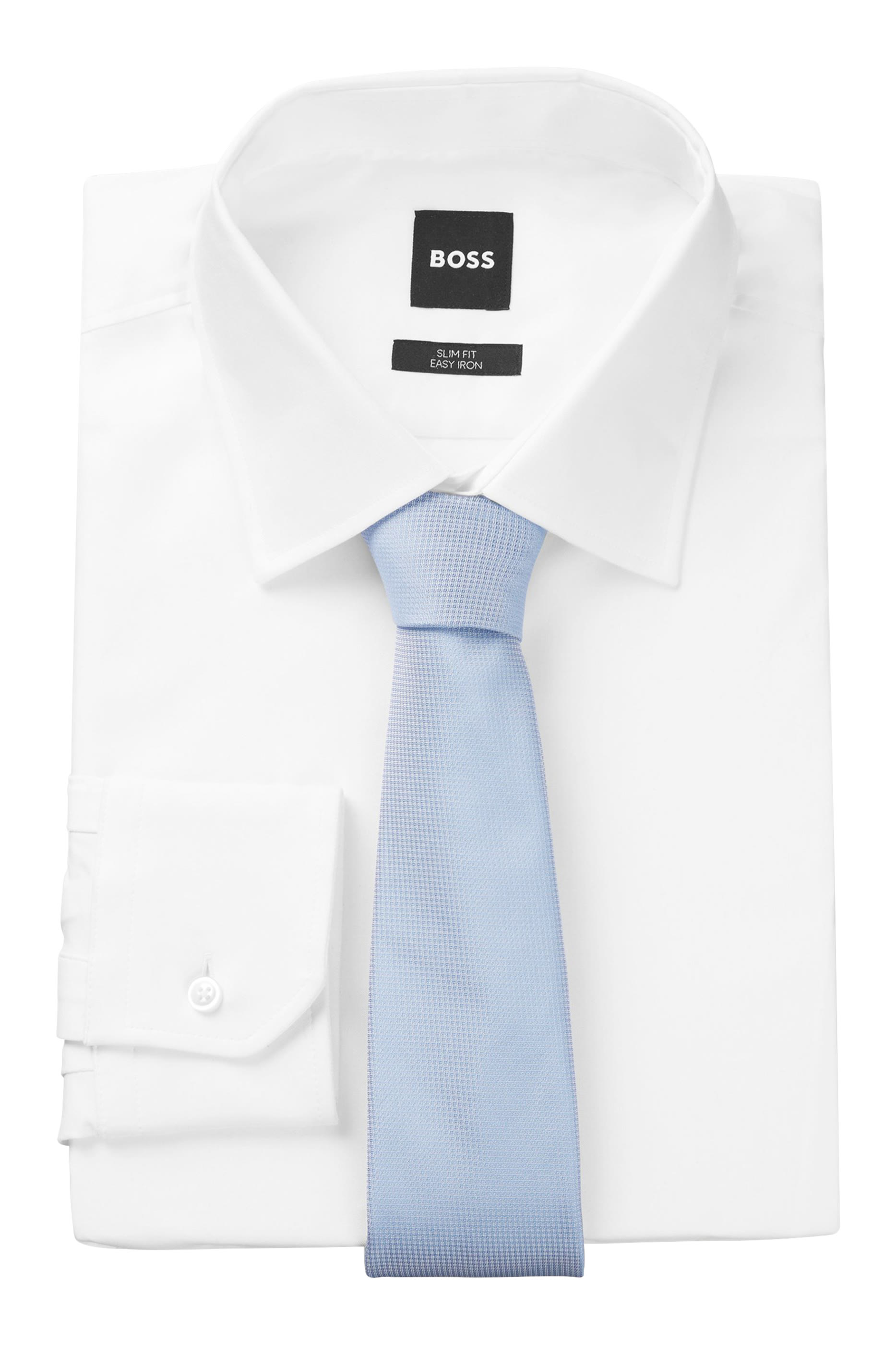 Micro-Pattern Jacquard Silk Tie