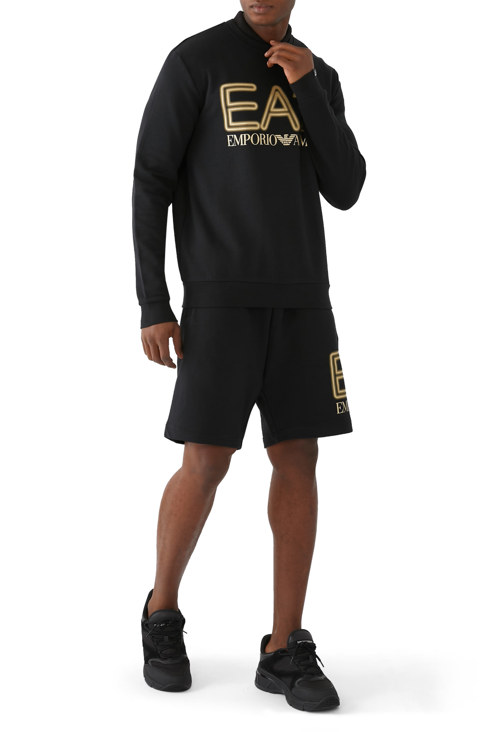 Contrast Logo Sweatshirt