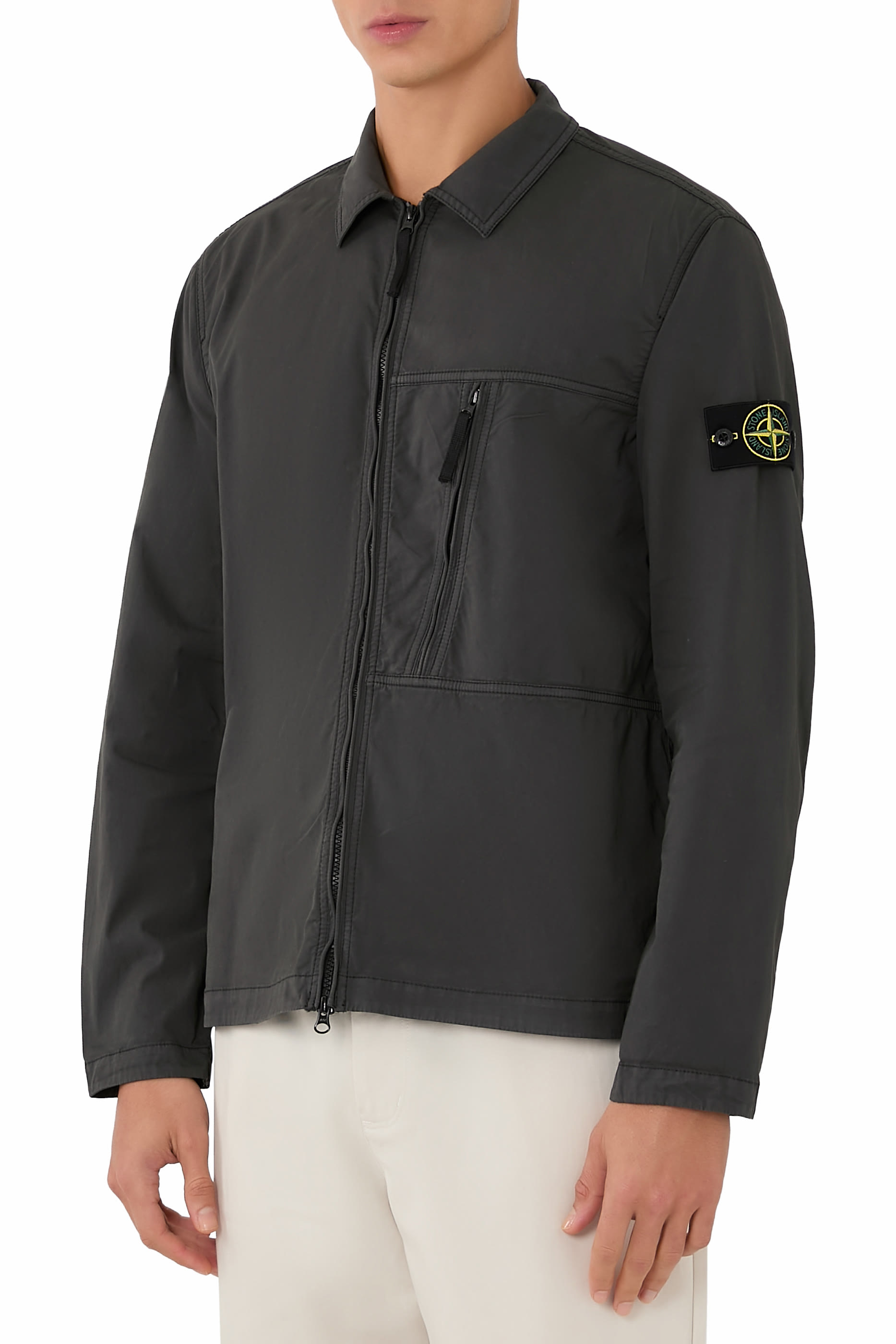 Canvas Weave Organic Cotton Overshirt