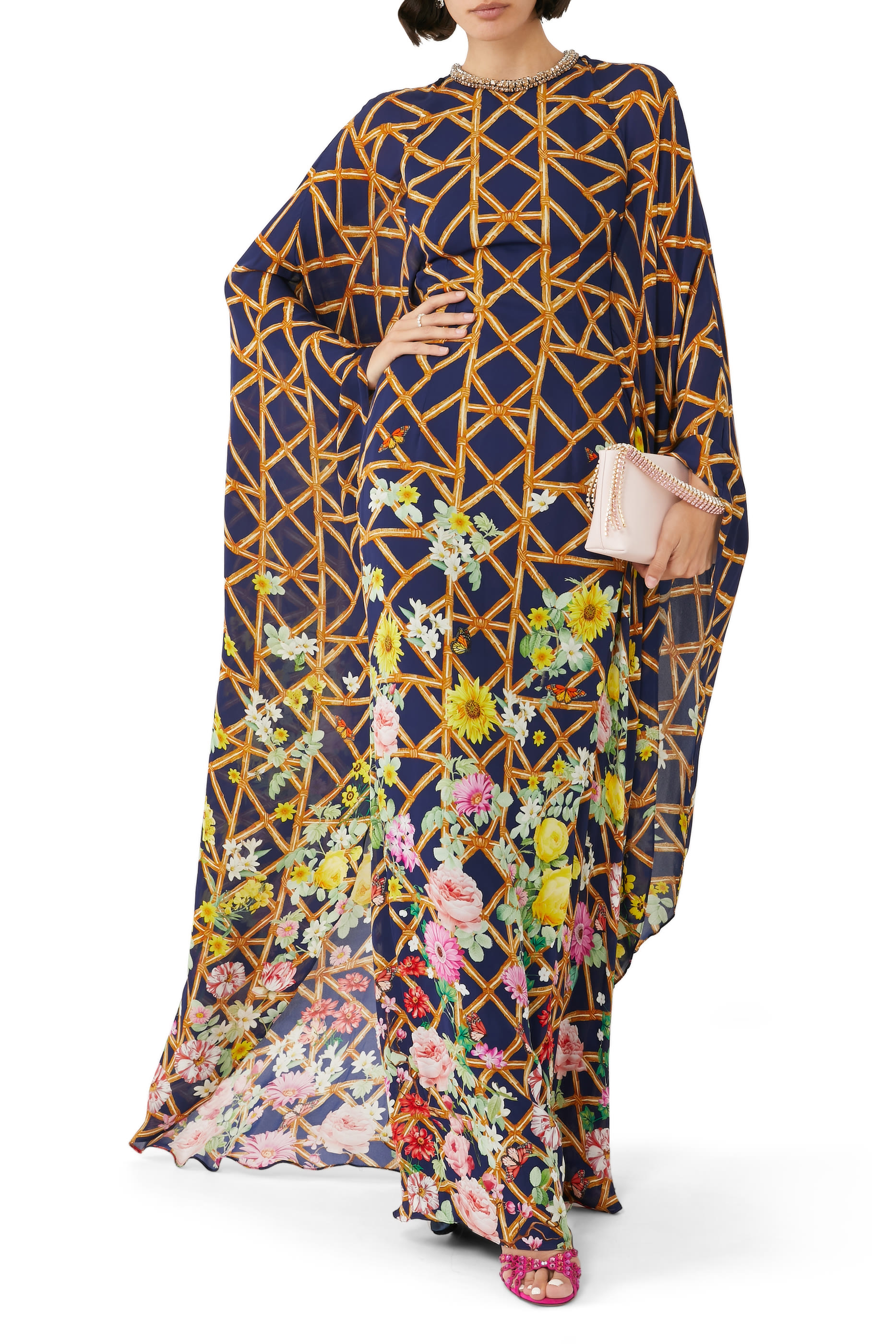 Taylor Silk Kaftan Dress