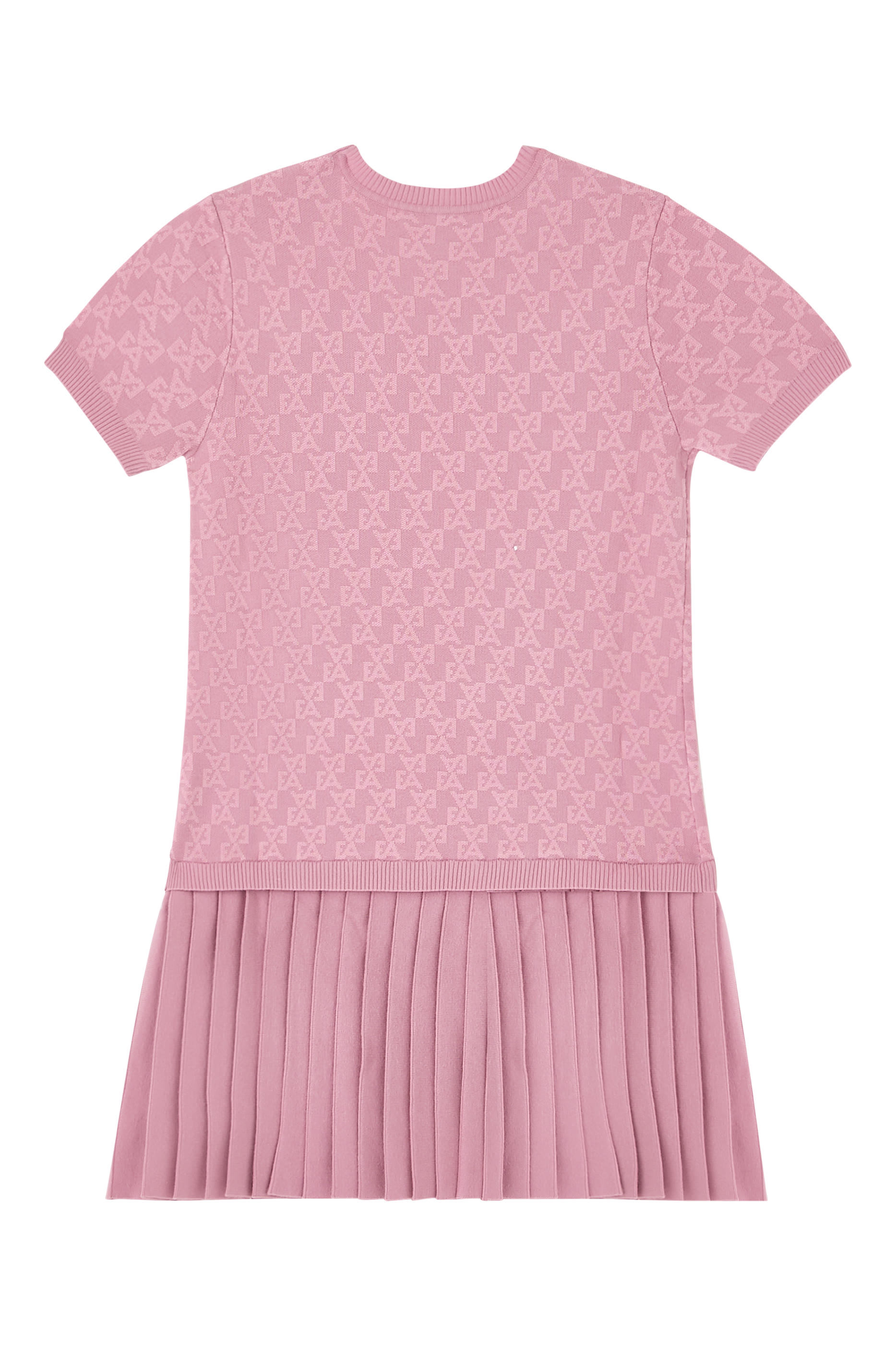 Kids Knit Dress with Pleated Skirt