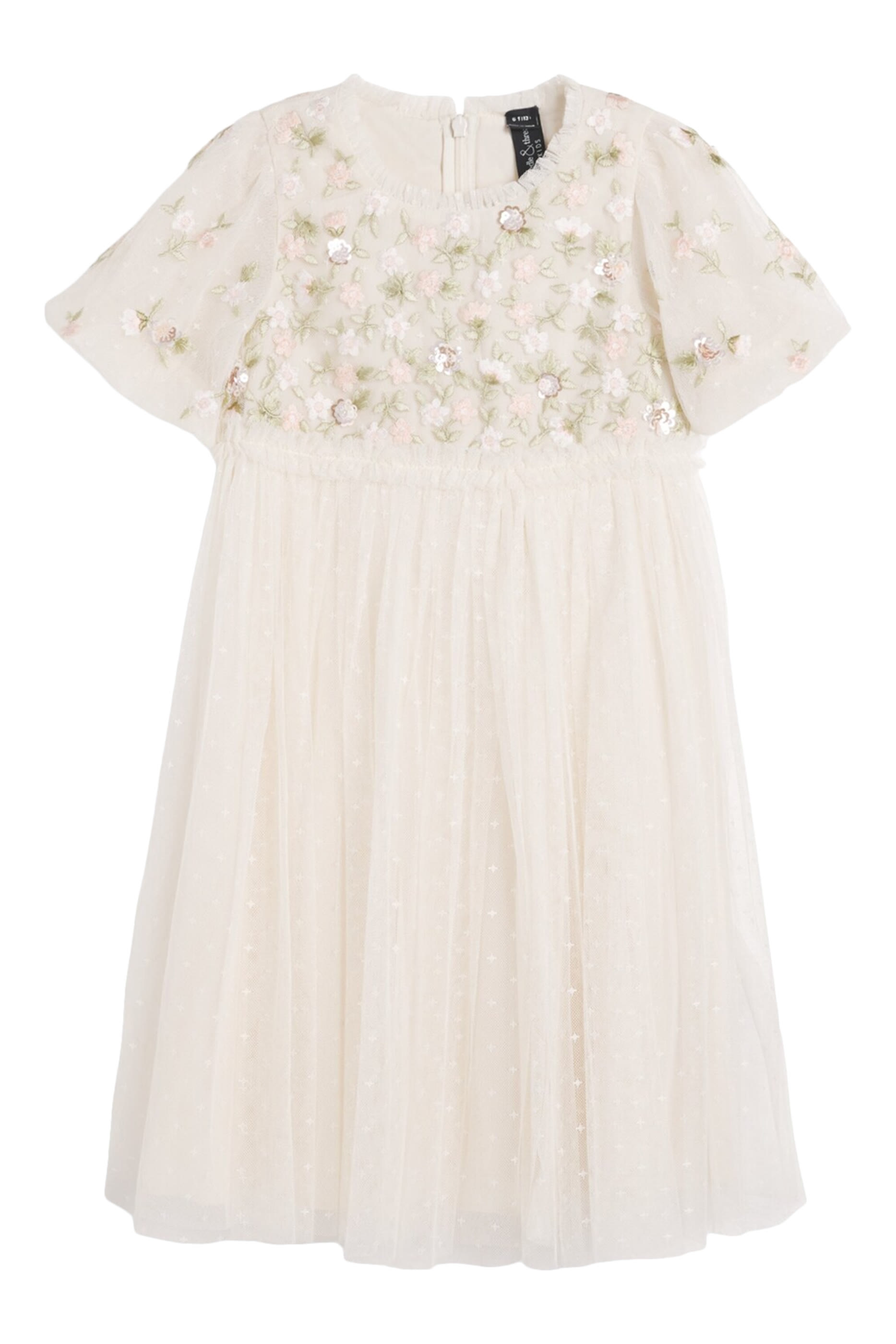 Kids Tulle Meadow Ditsy Dress