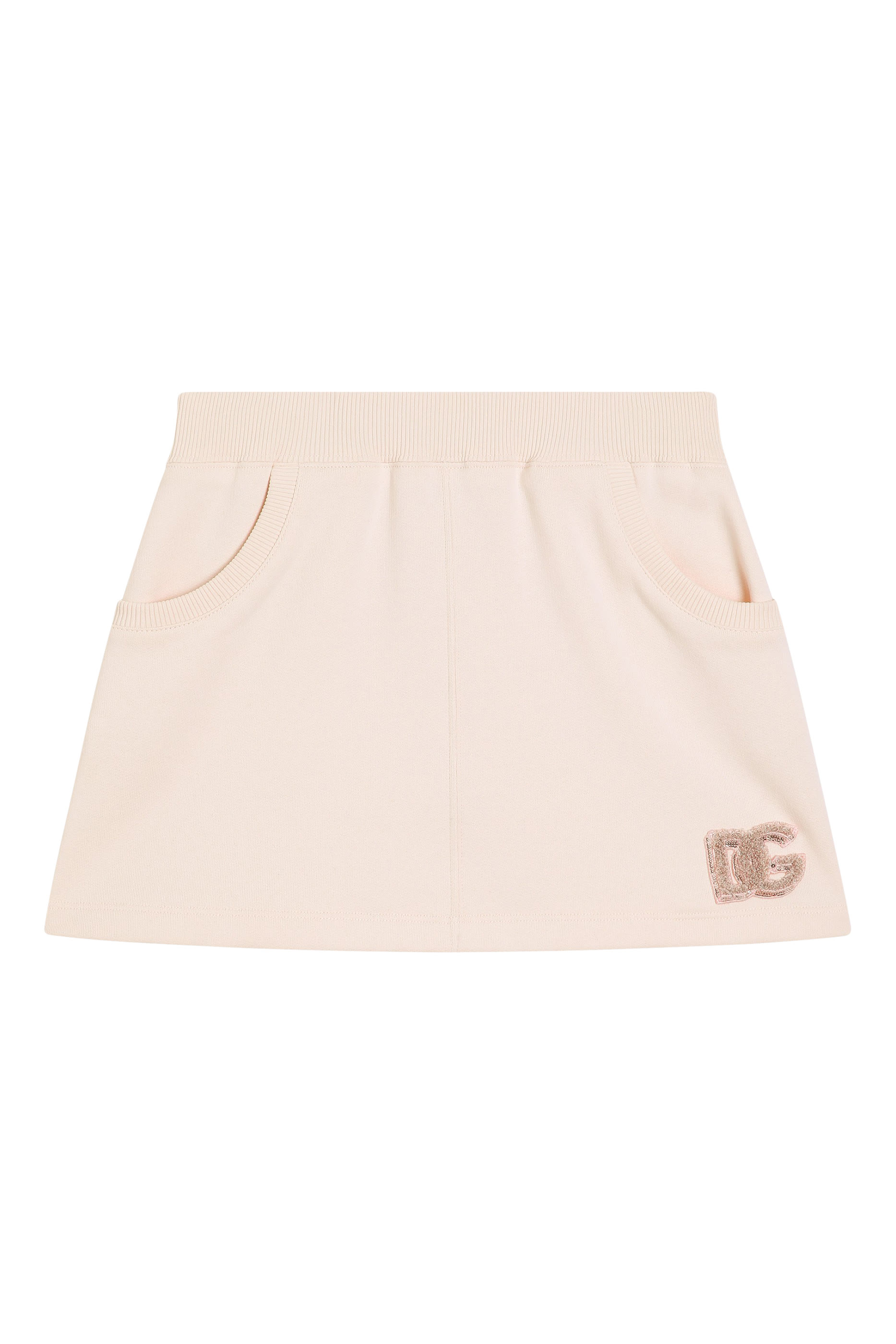 Kids DG Sequin Patch Fleece Skirt