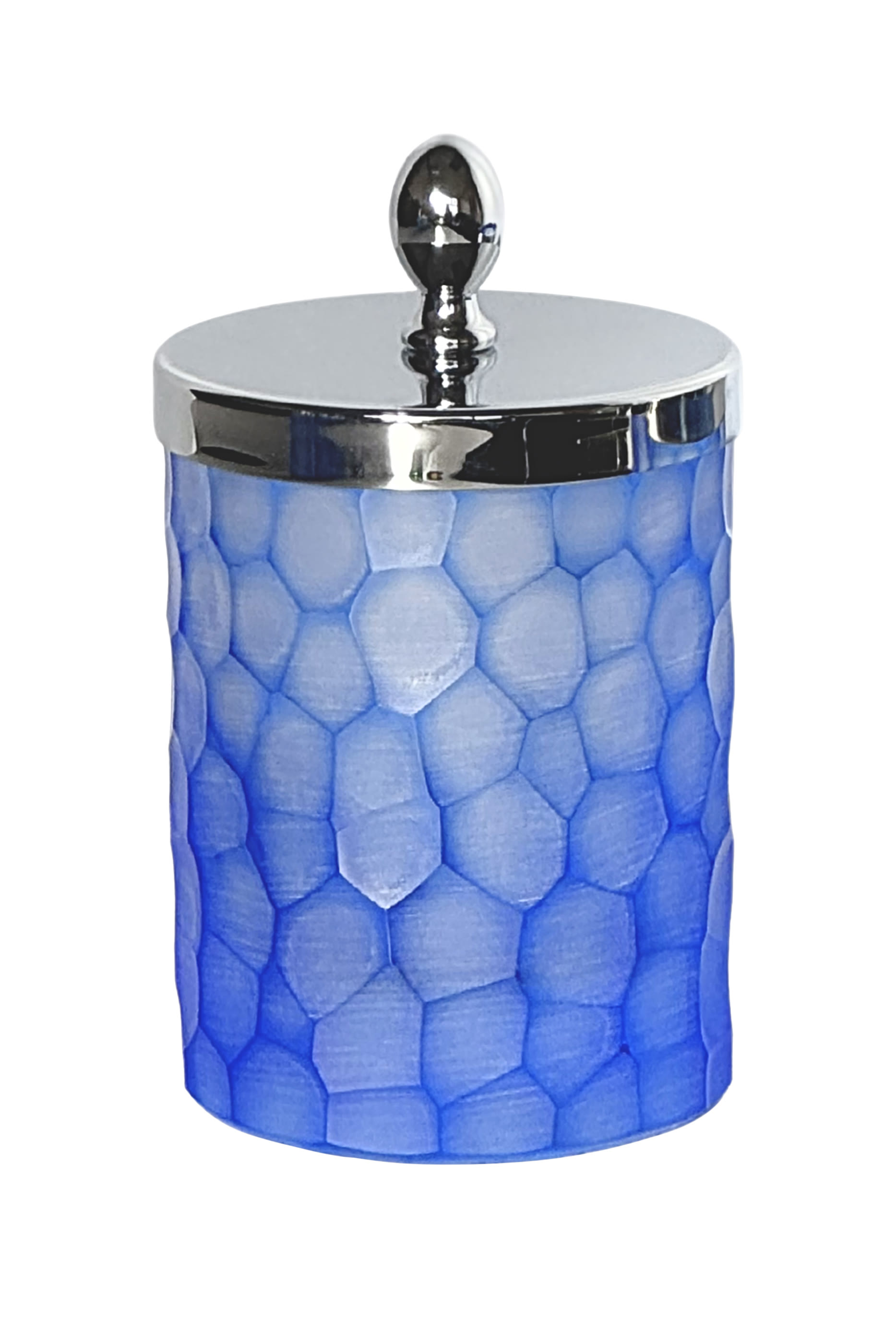 Ocean Honeycomb Cotton Jar