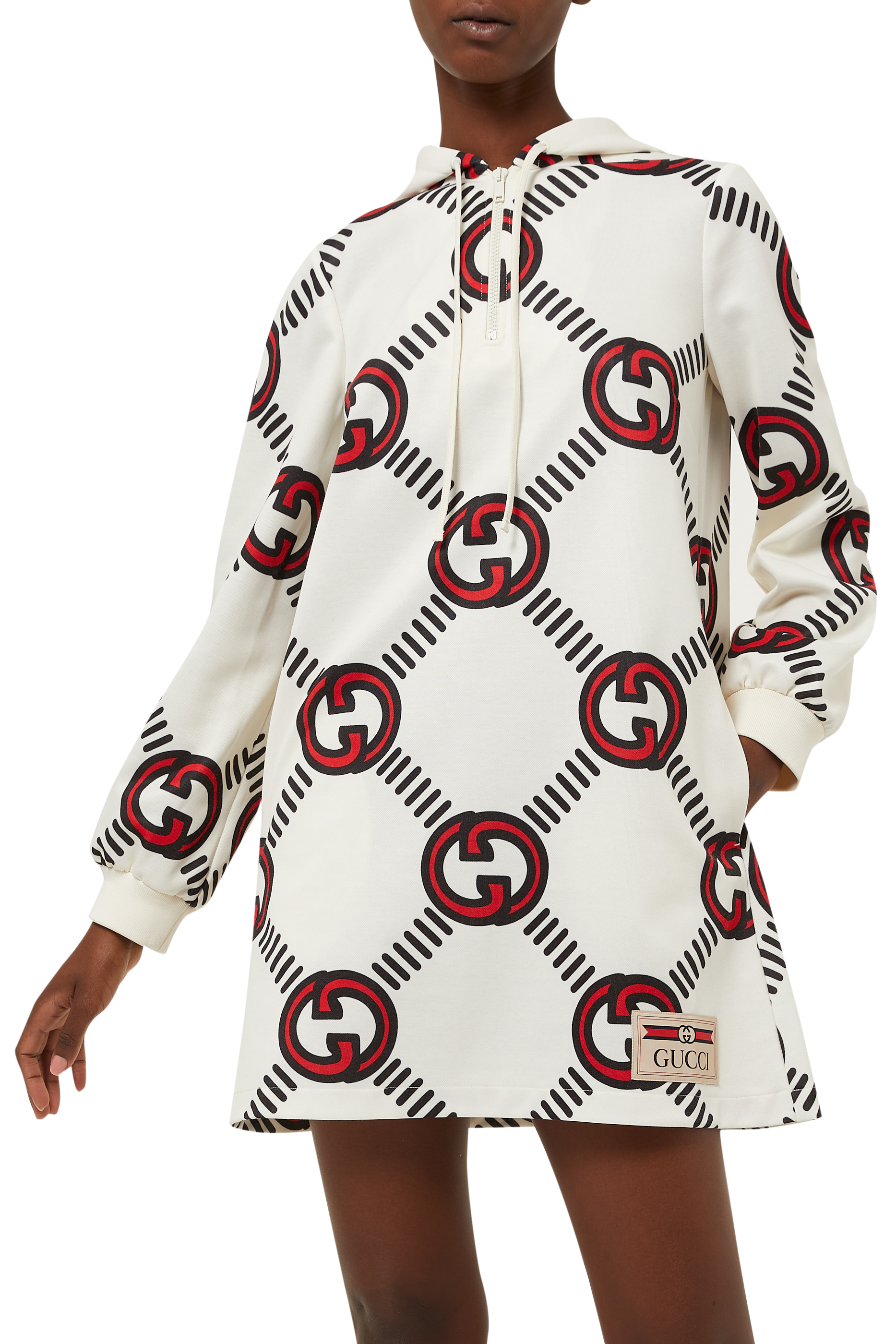 Interlocking G Technical Jersey Dress