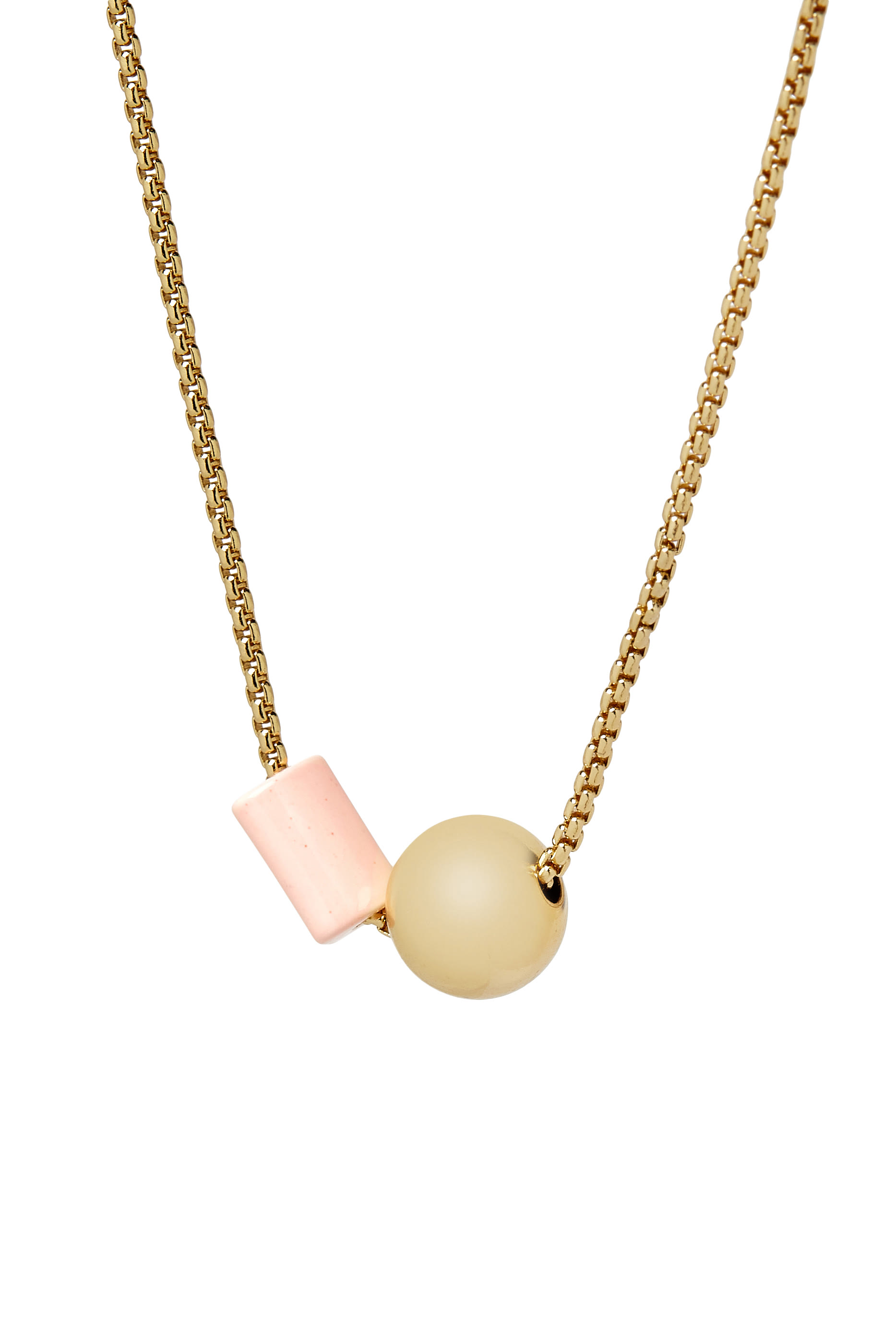 Geo Pop Pendant, Metal & Enamel