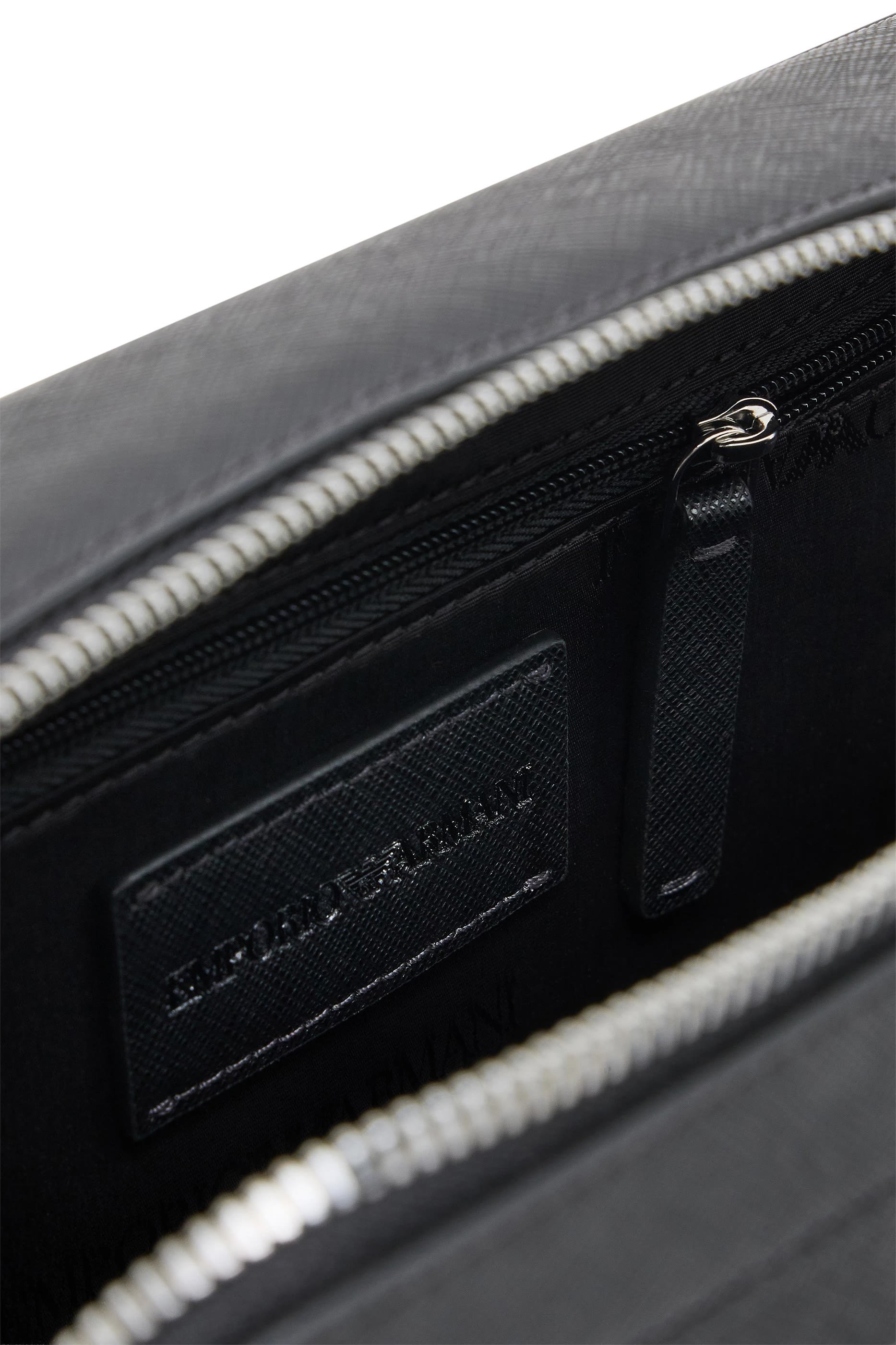 ASV Regenerated Saffiano Leather Mini Camera Bag with Eagle Plate