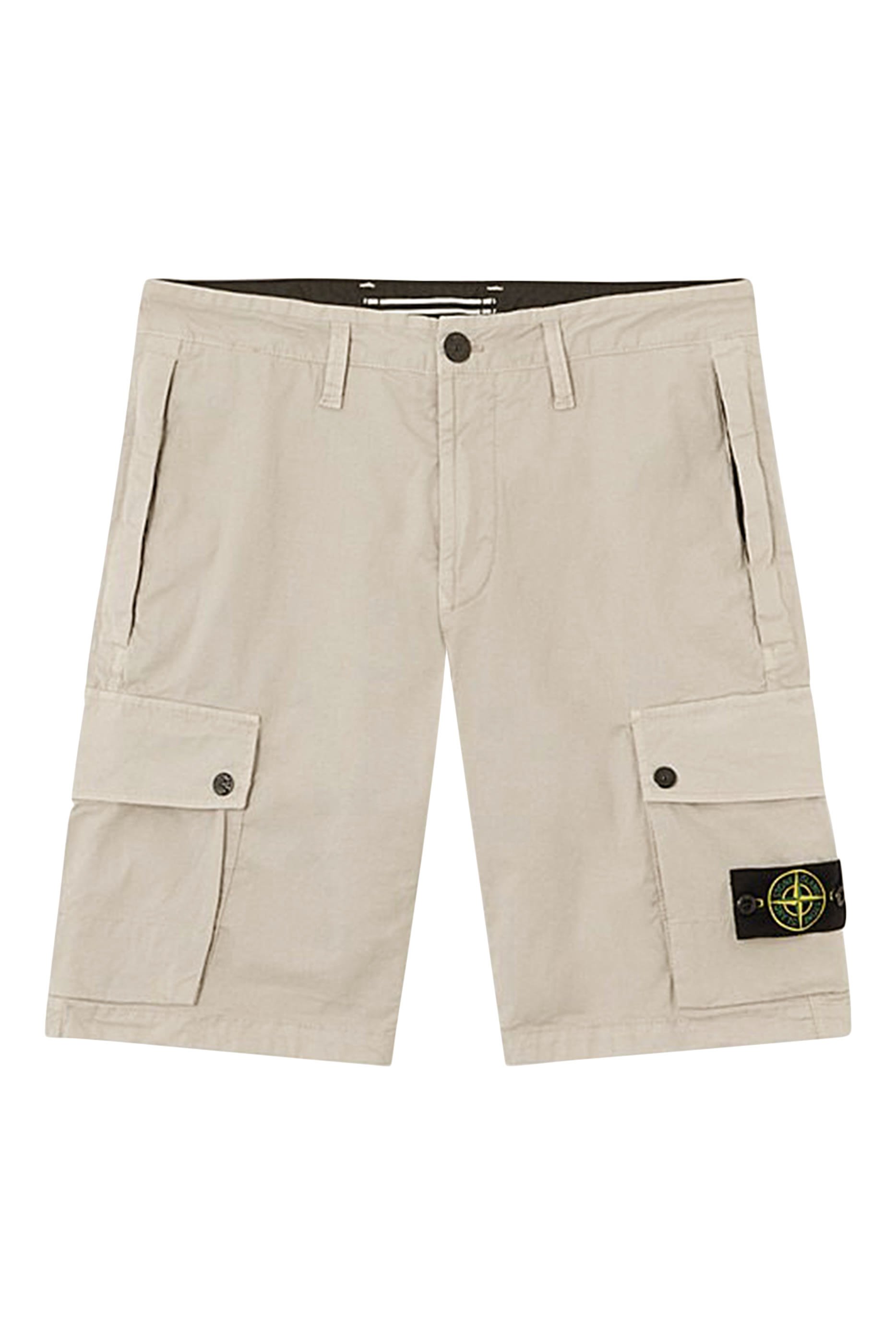 Cargo Bermuda Shorts with Zip Pockets