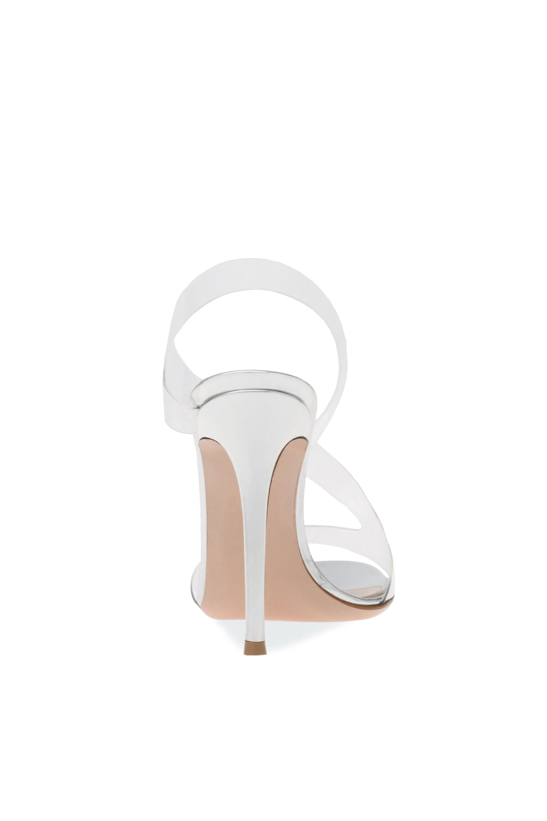 Metropolis 105 Plexi & Metallic Leather Sandals