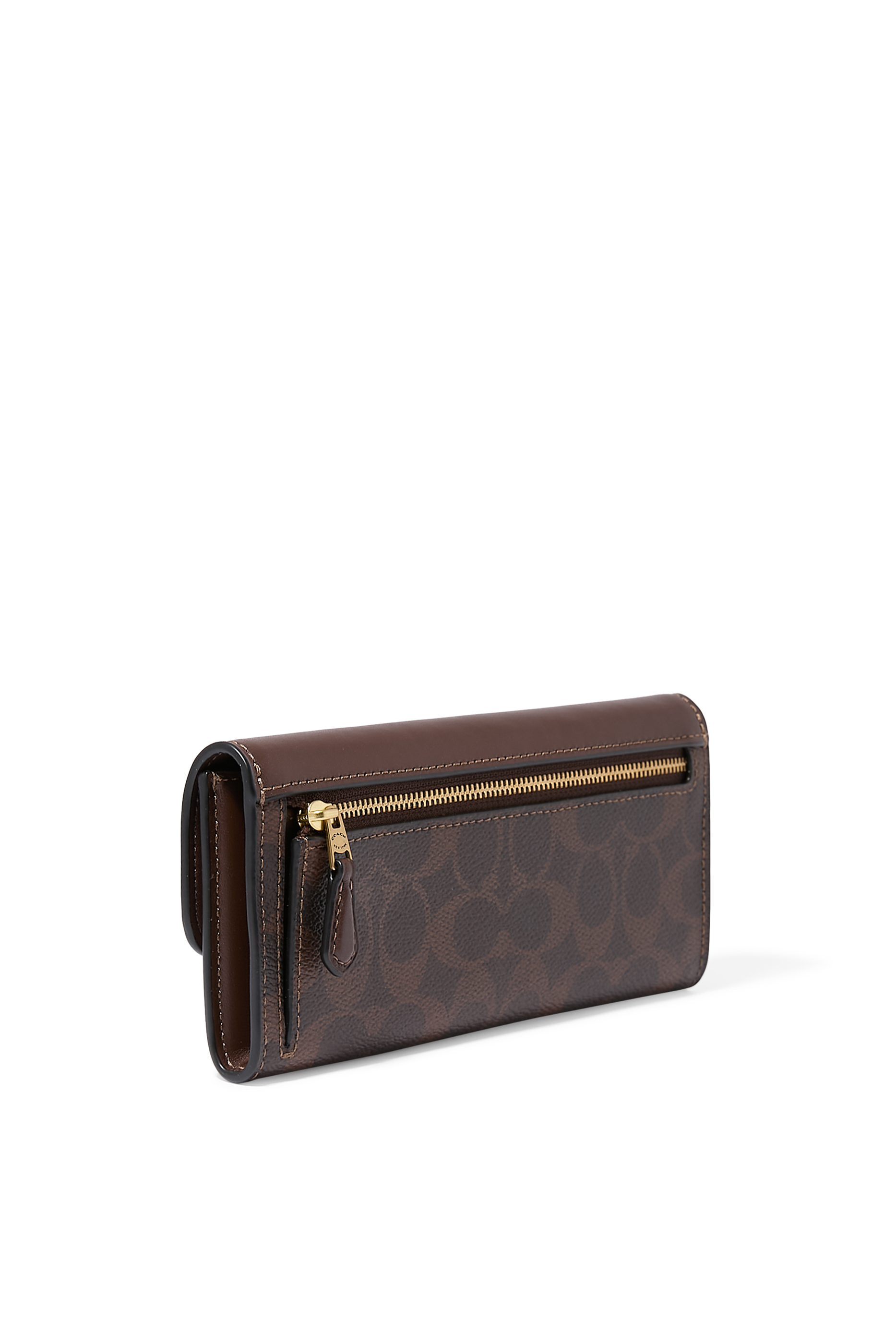 Essential Signature Canvas Long Wallet