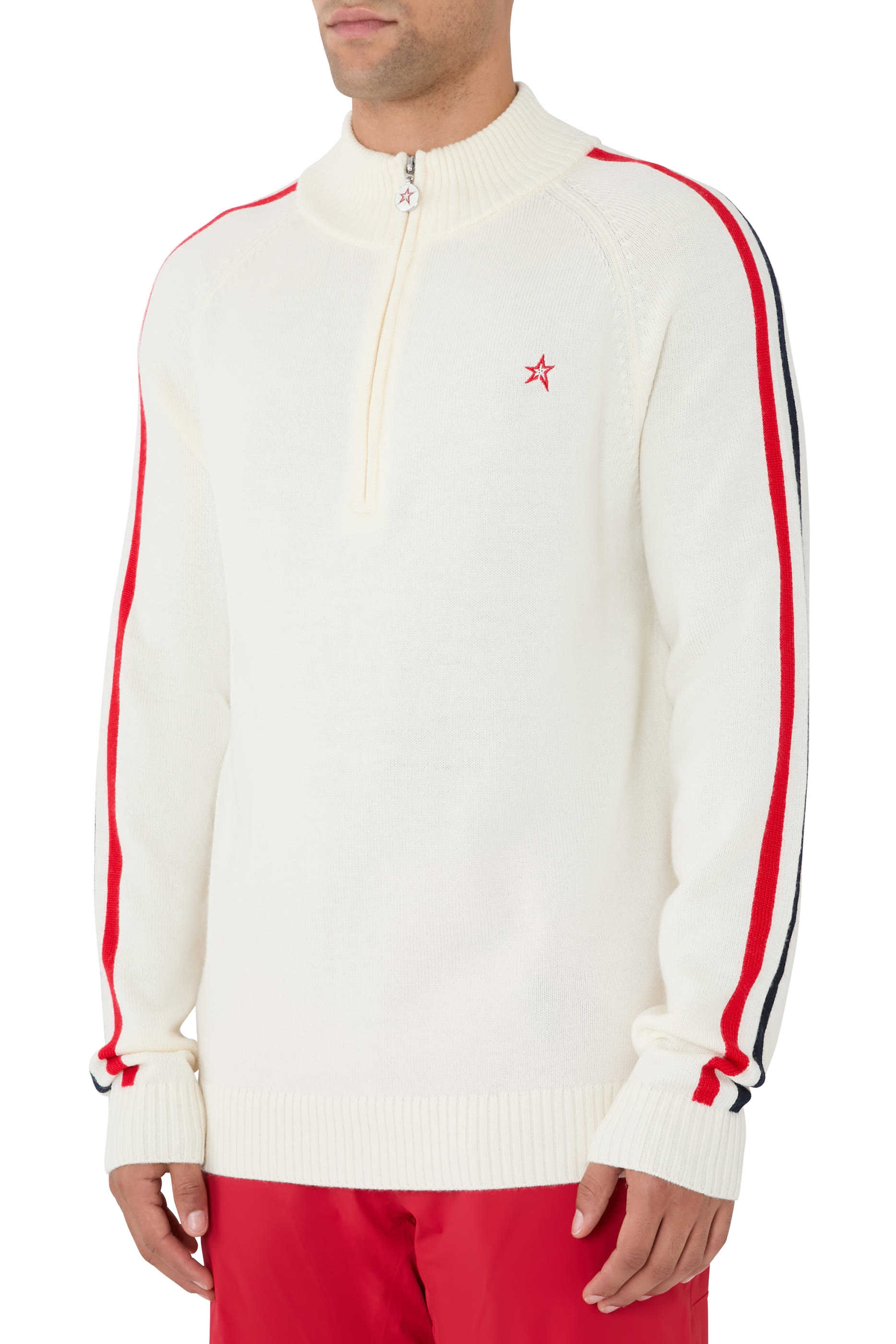 LA Tour Merino Wool Half-Zip Sweater