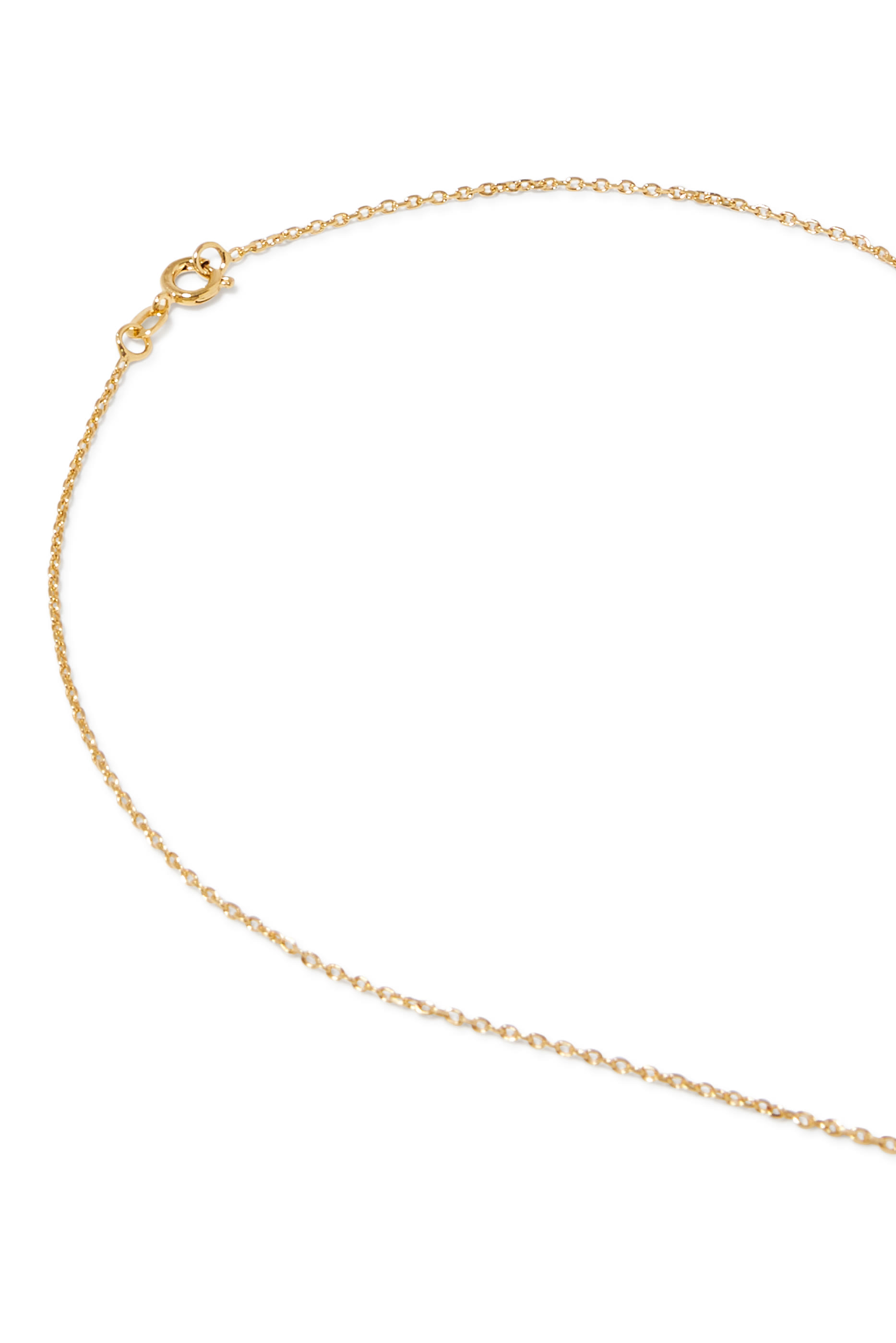 Valentina Heart Necklace,  18K Gold Plated Raw Brass