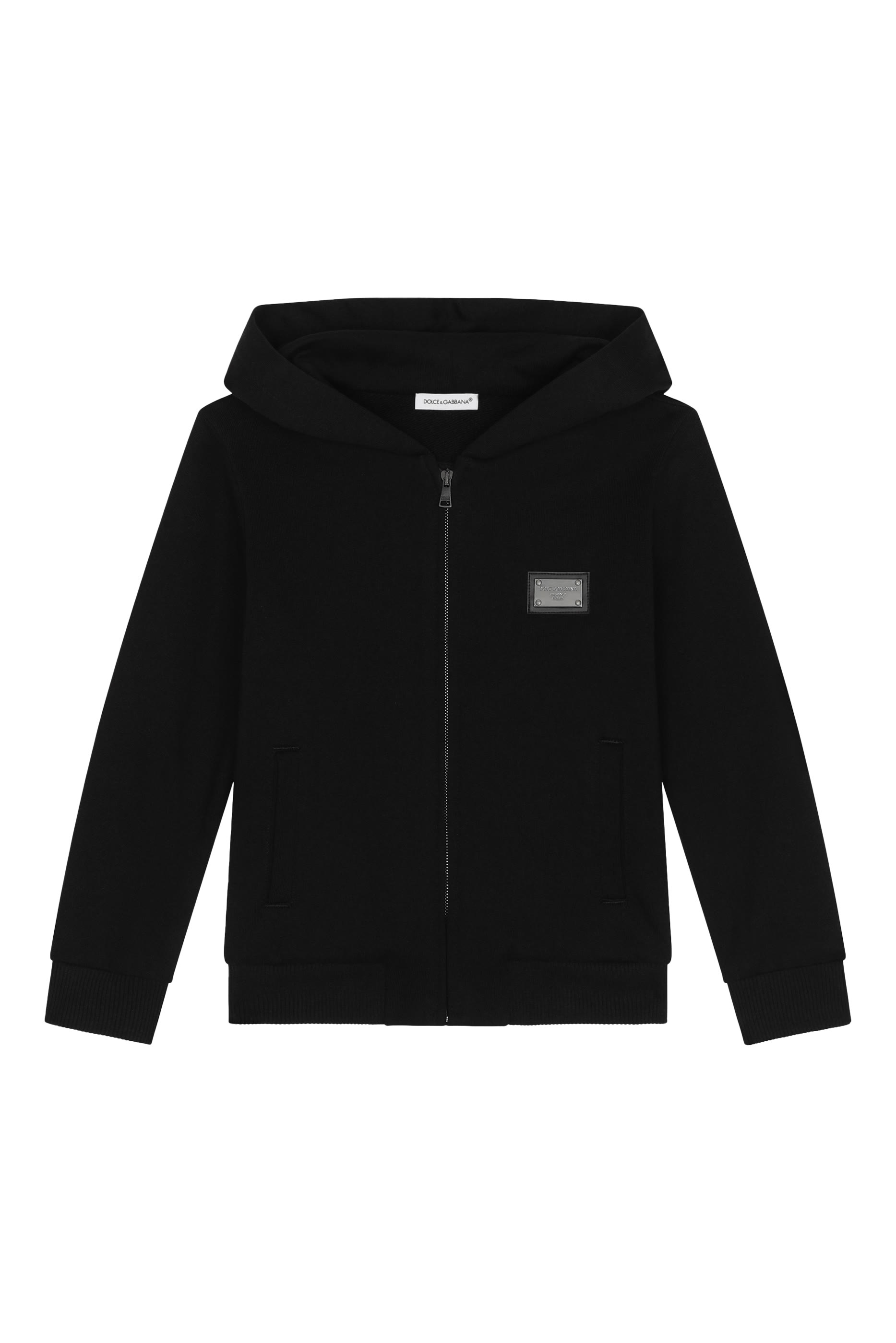 Kids Logo Tag Zip-Up Hoodie
