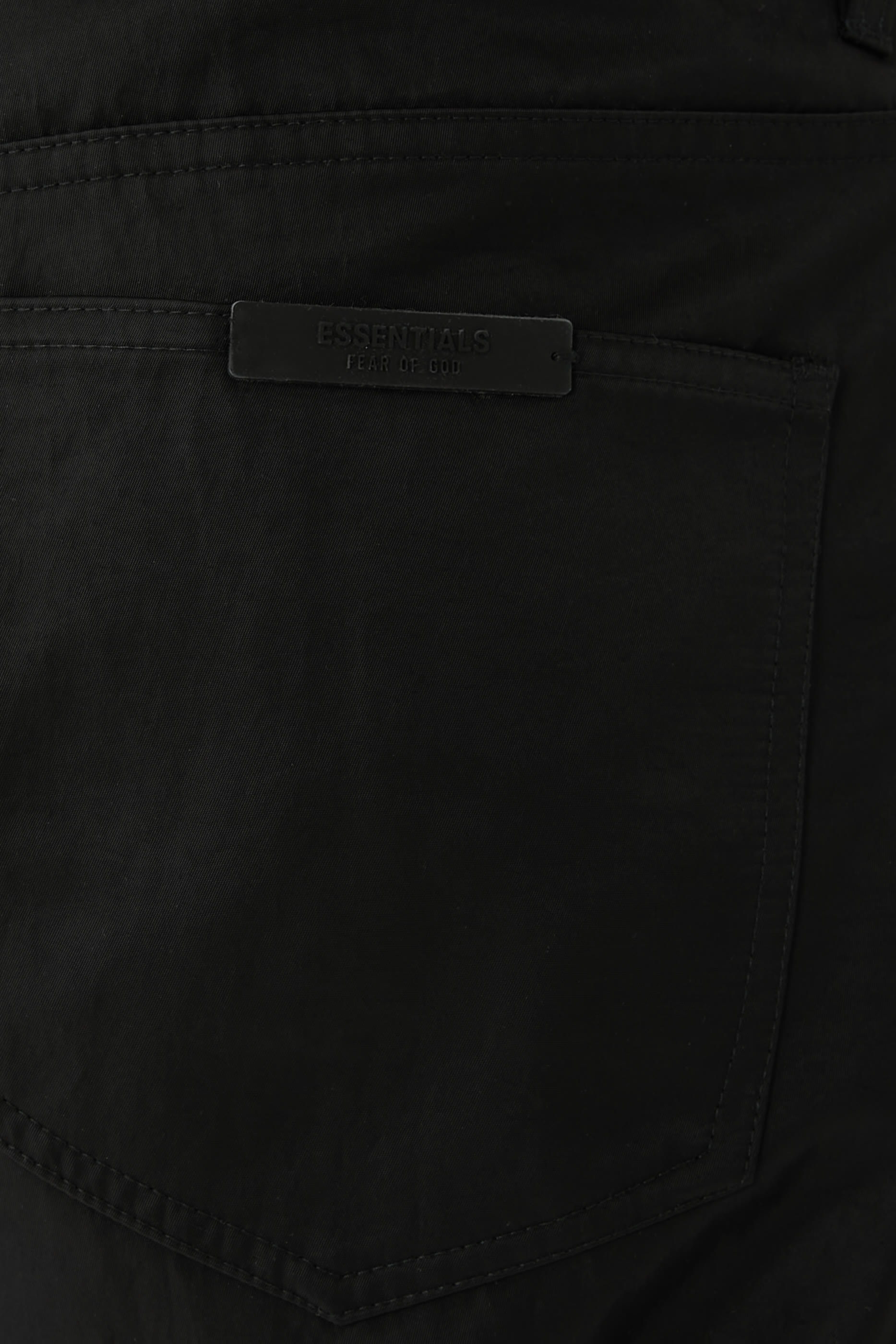 Textured Nylon 5-Pocket Pants