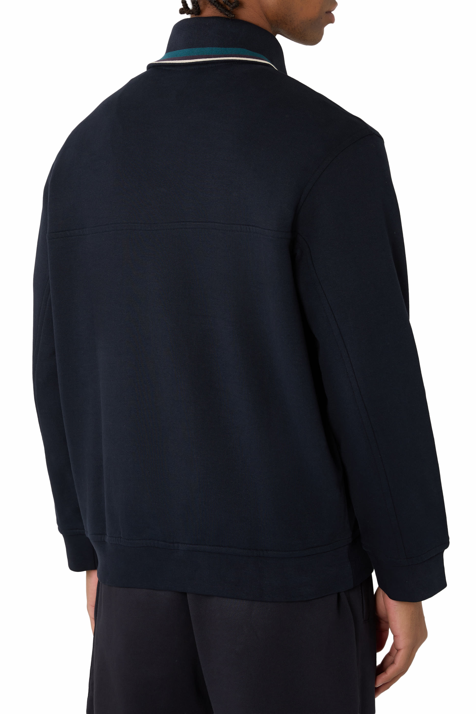 AX Logo Half-Zip Sweatshirt