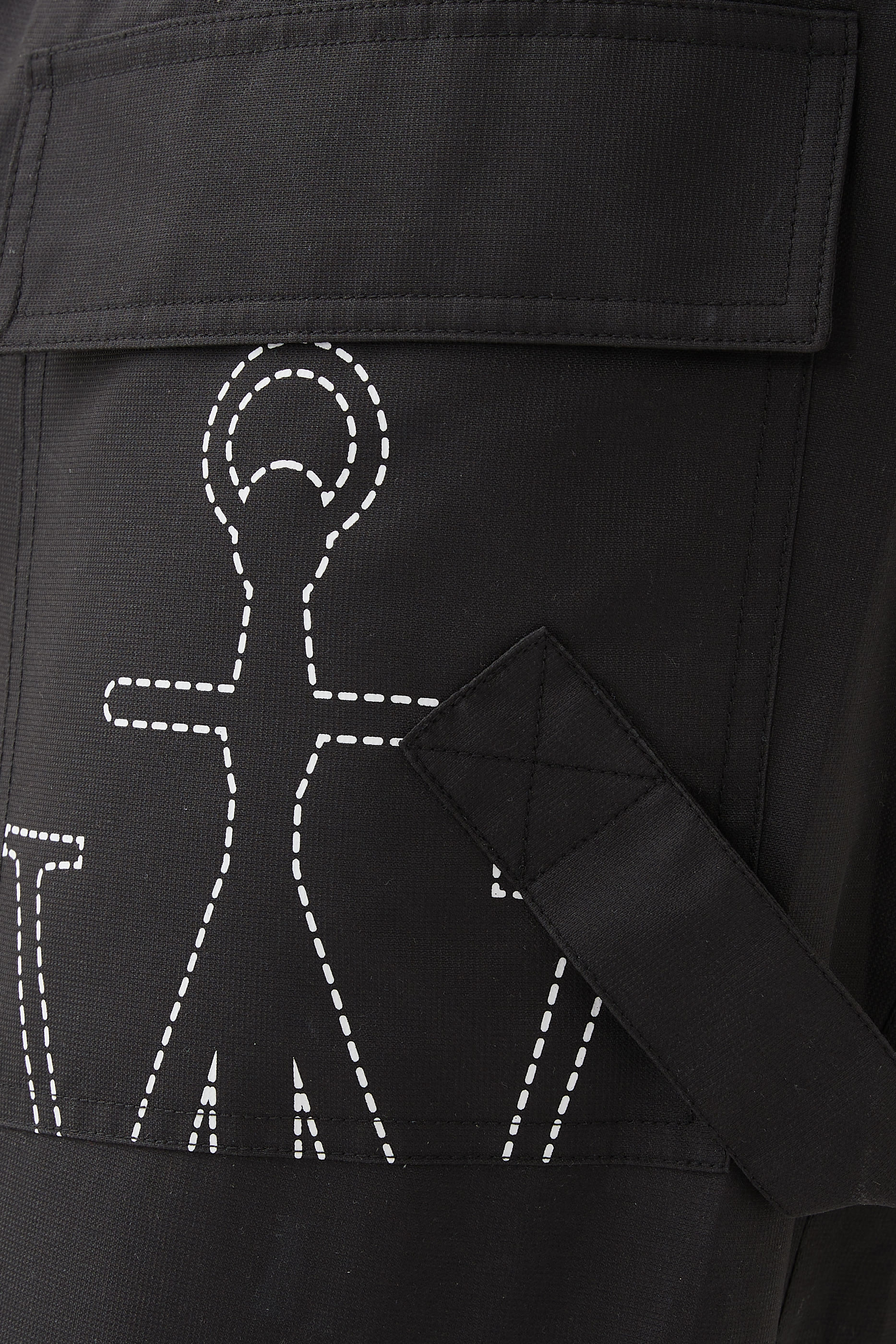 Twisted Joggers with Anchor Logo Embroidery