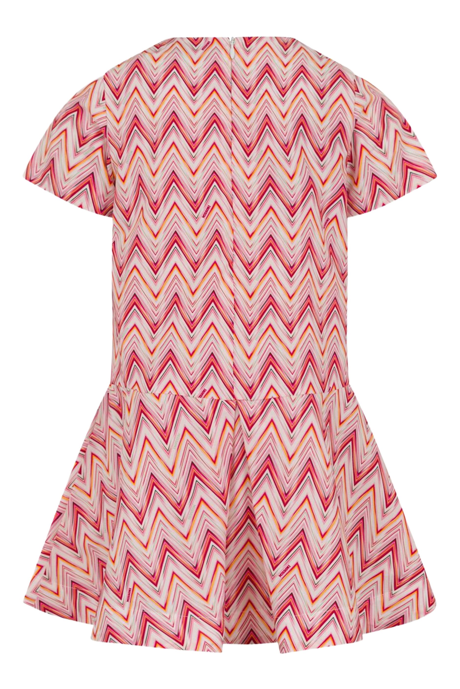Kids Logo Zigzag Dress