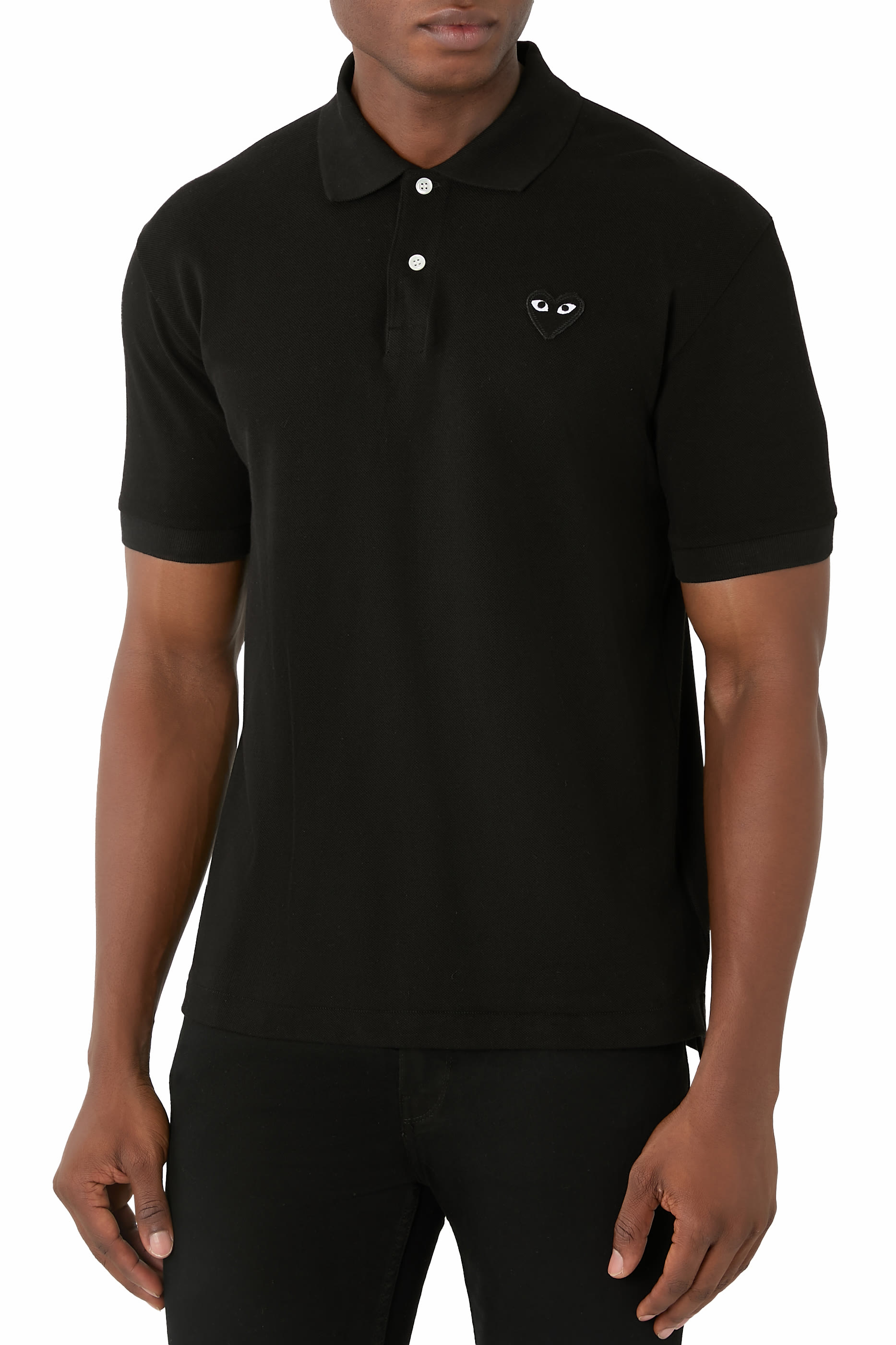 Black Emblem Polo T-shirt
