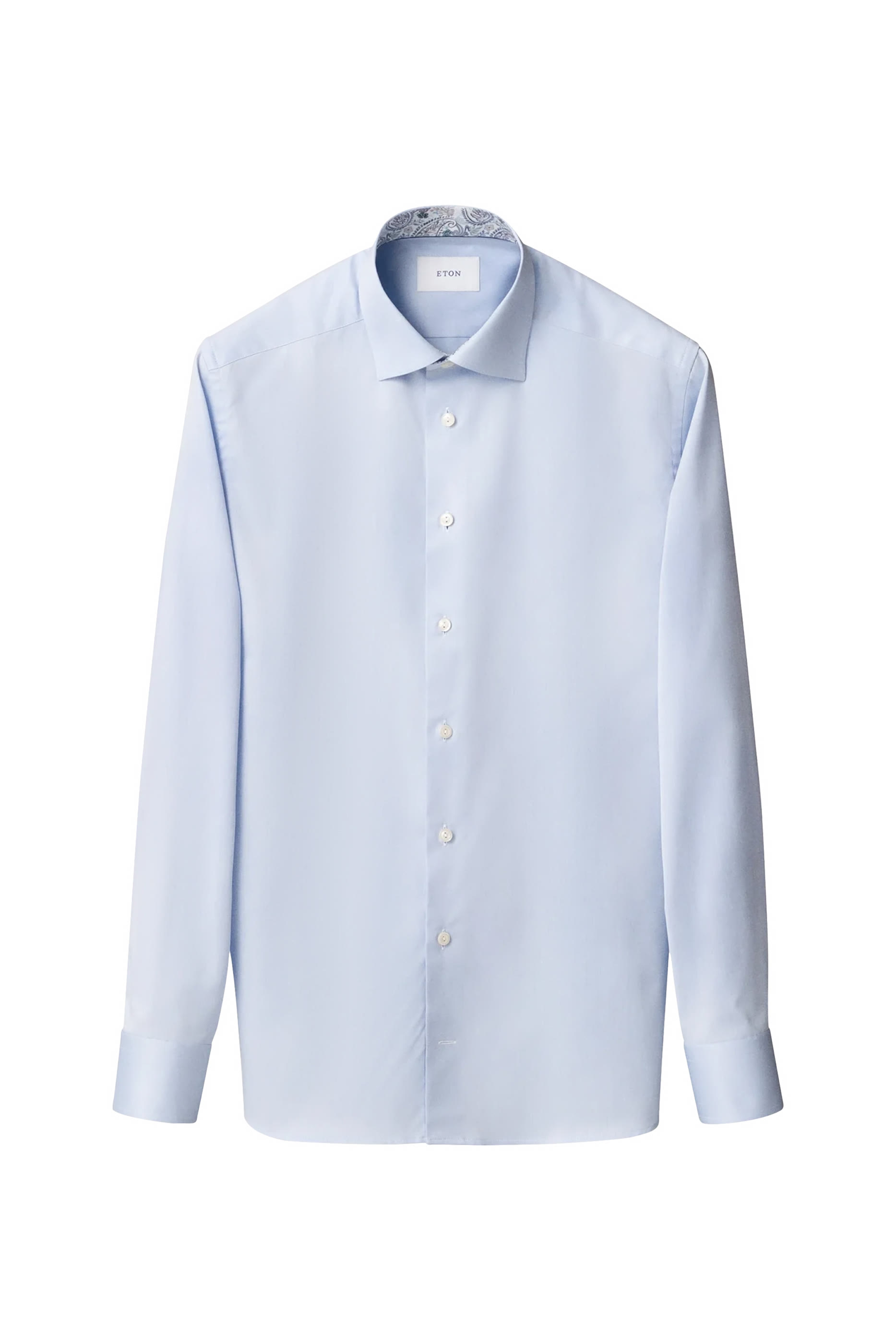 Solid Paisley Effect Shirt