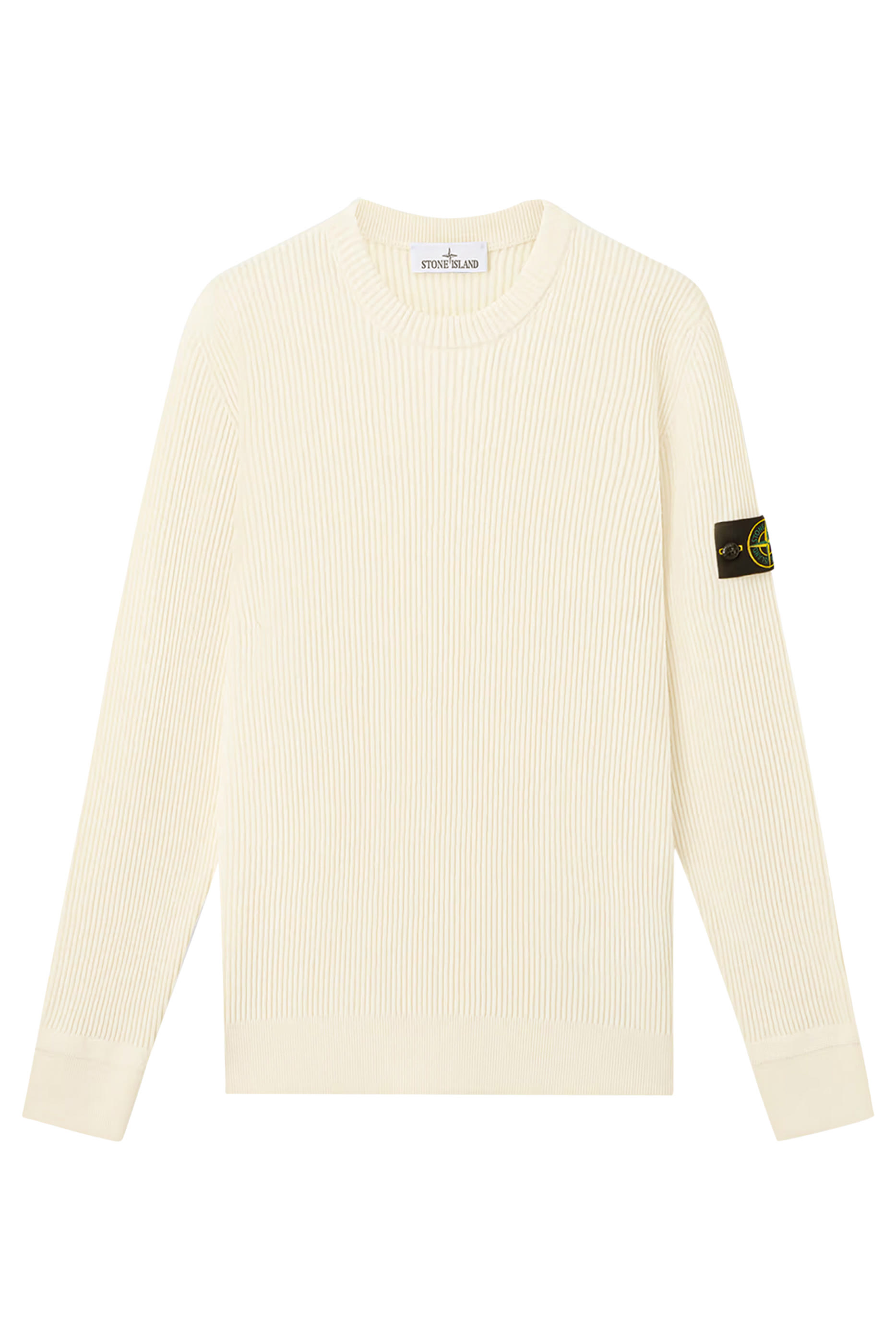 Ribbed Trims Crewneck Jumper