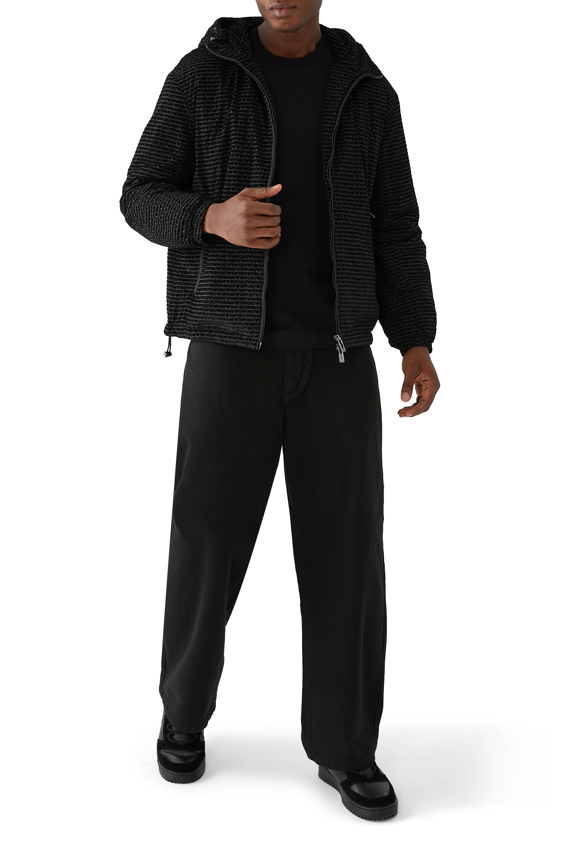 EA Logo Hooded Jacket