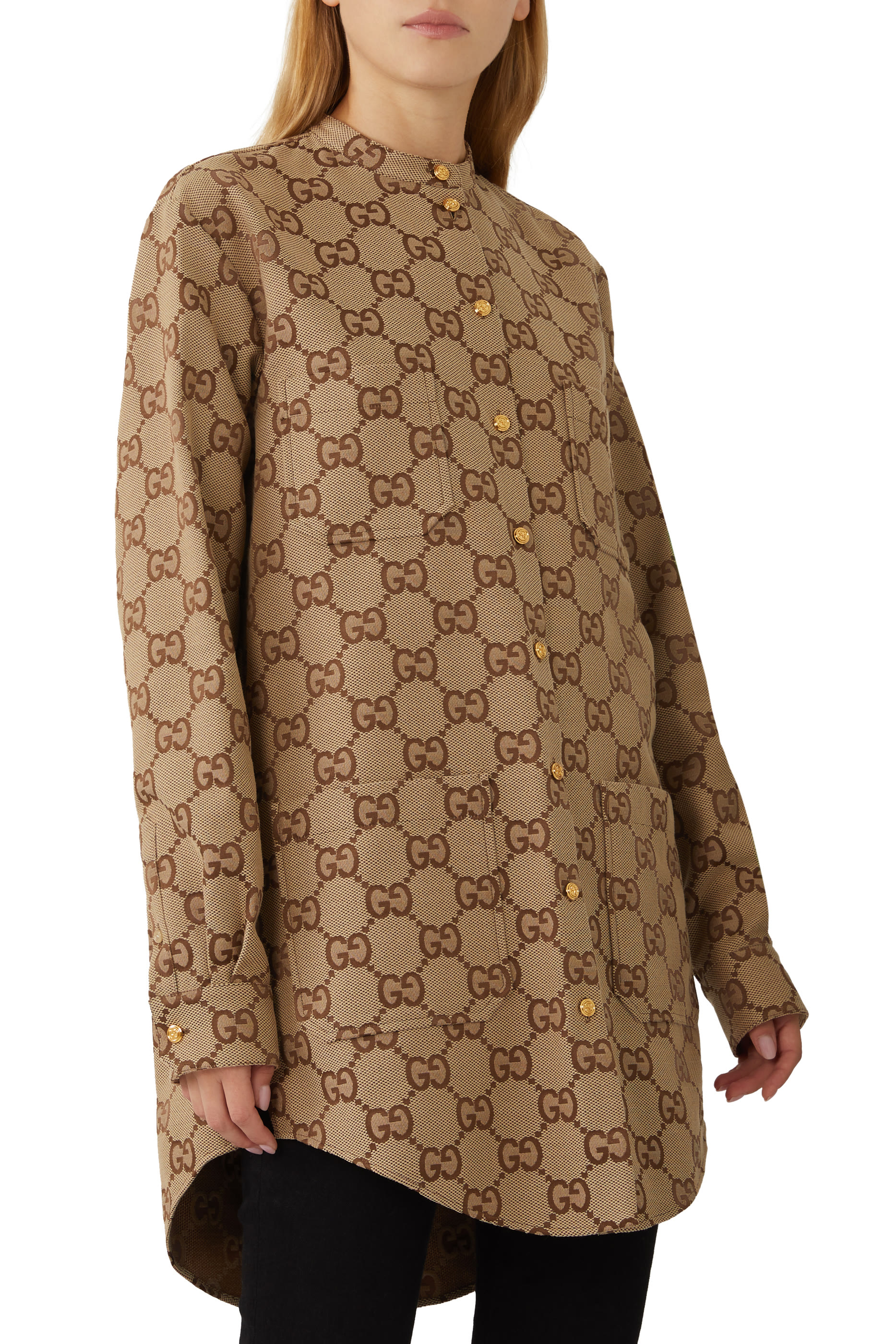 Maxi GG Canvas Shirt