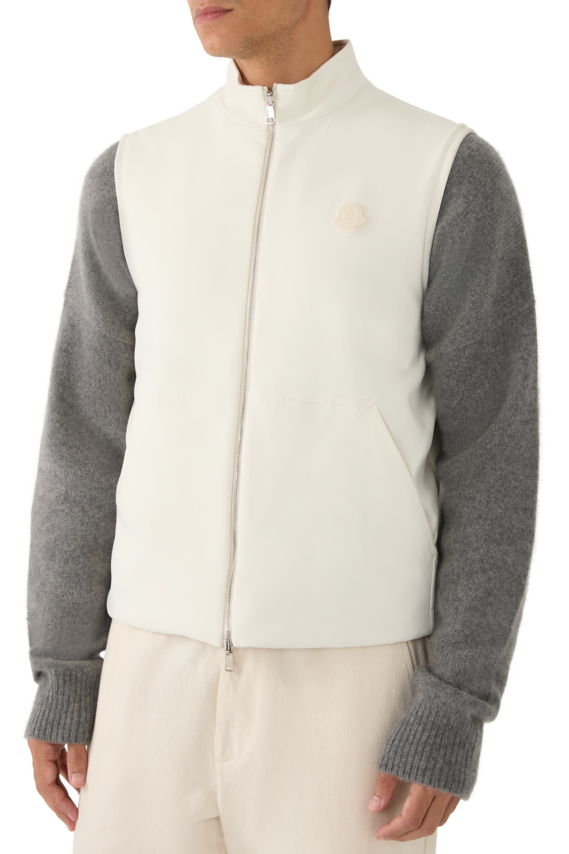 Reversible Padded Cotton Vest