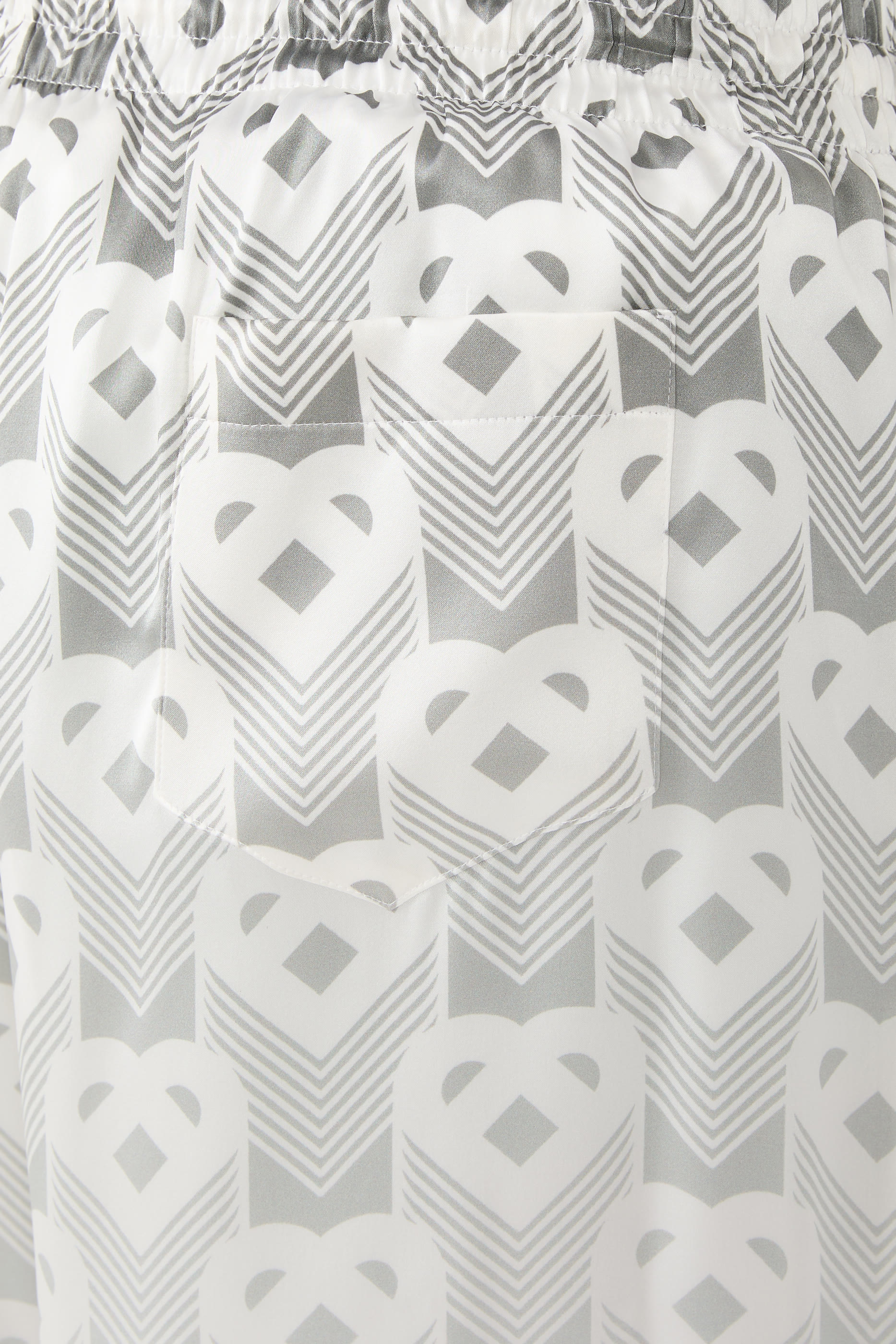 Heart Monogram Drawstring Shorts