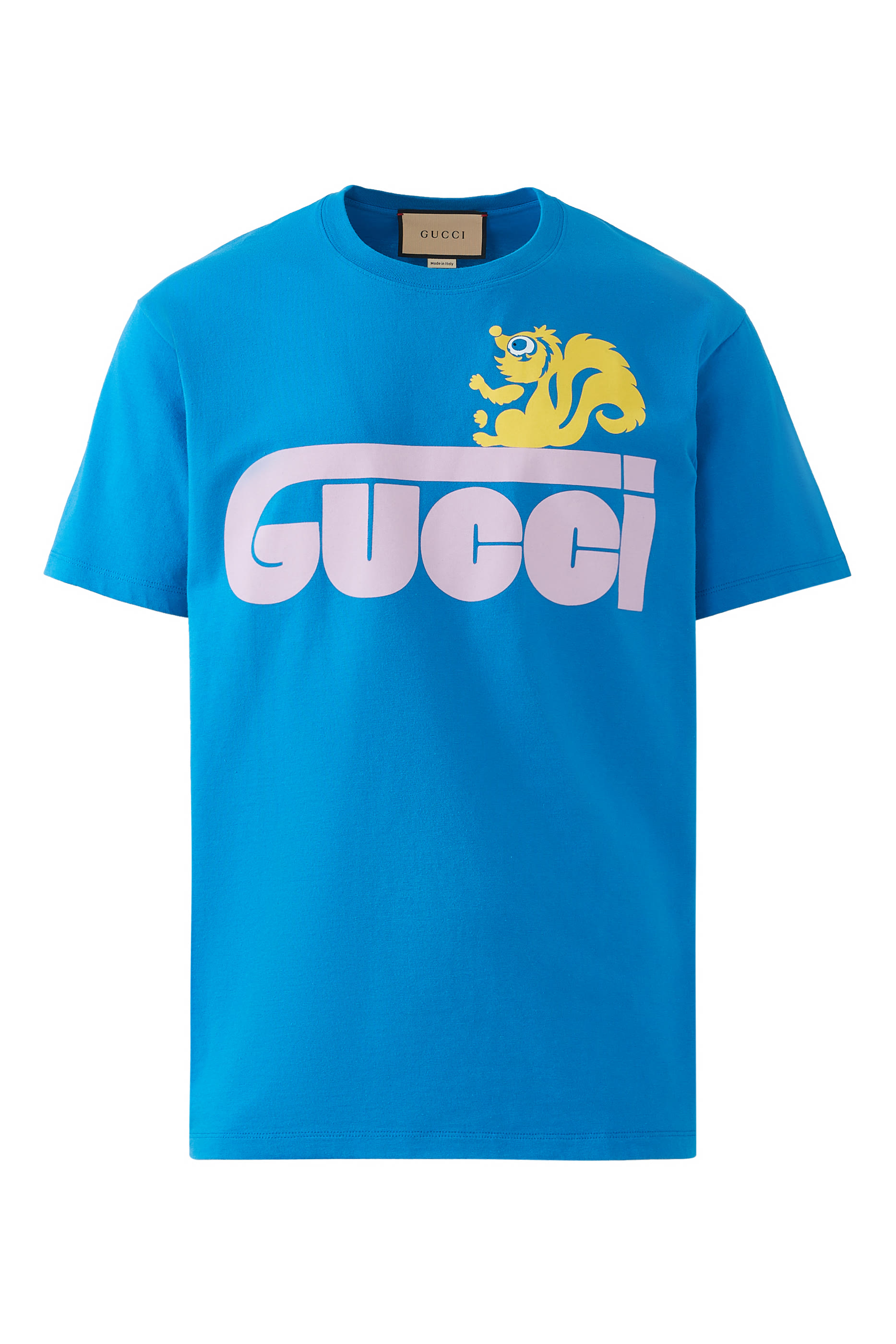 Retro Logo Skunk Print T-Shirt