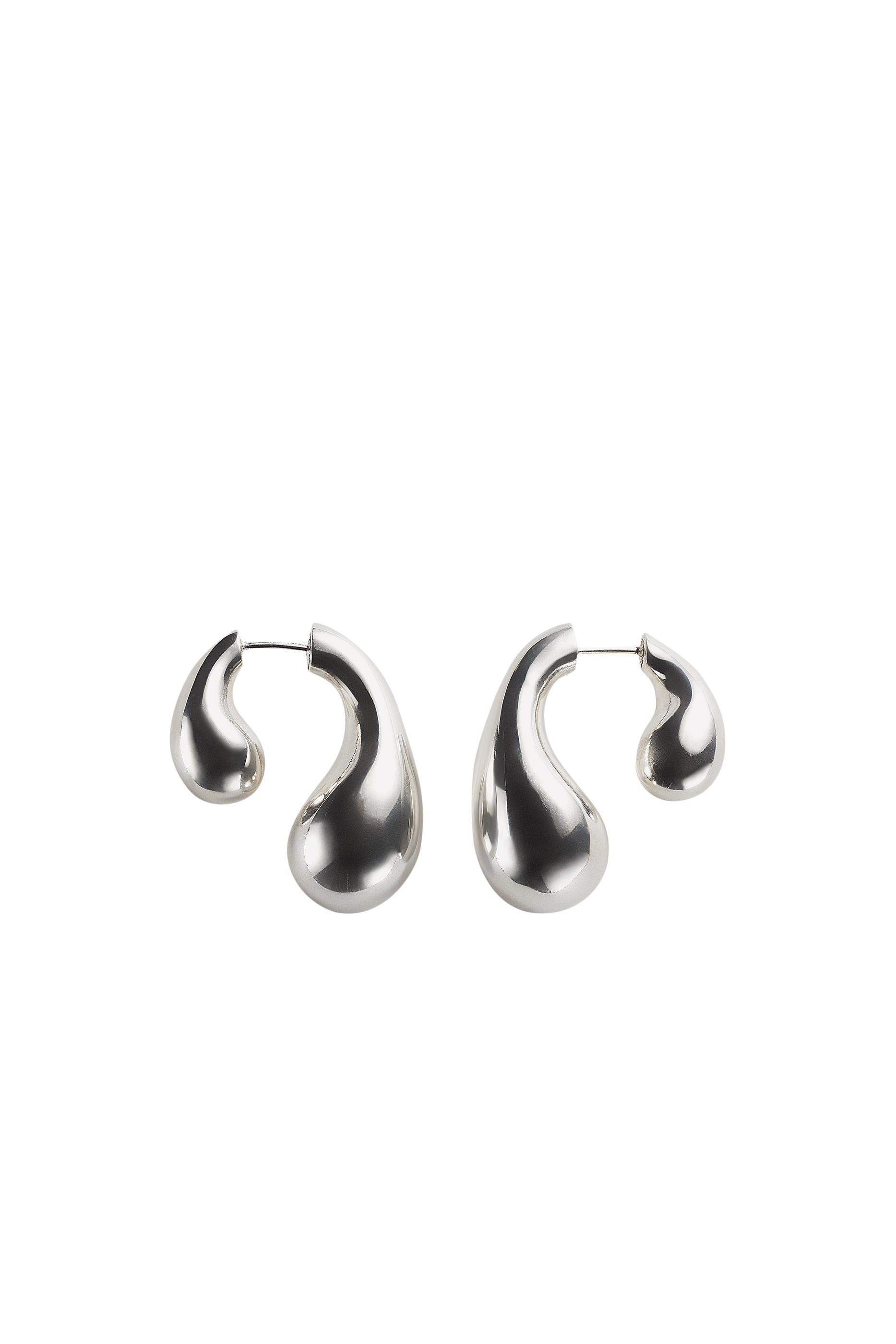 Drop Earrings, Sterling Silver