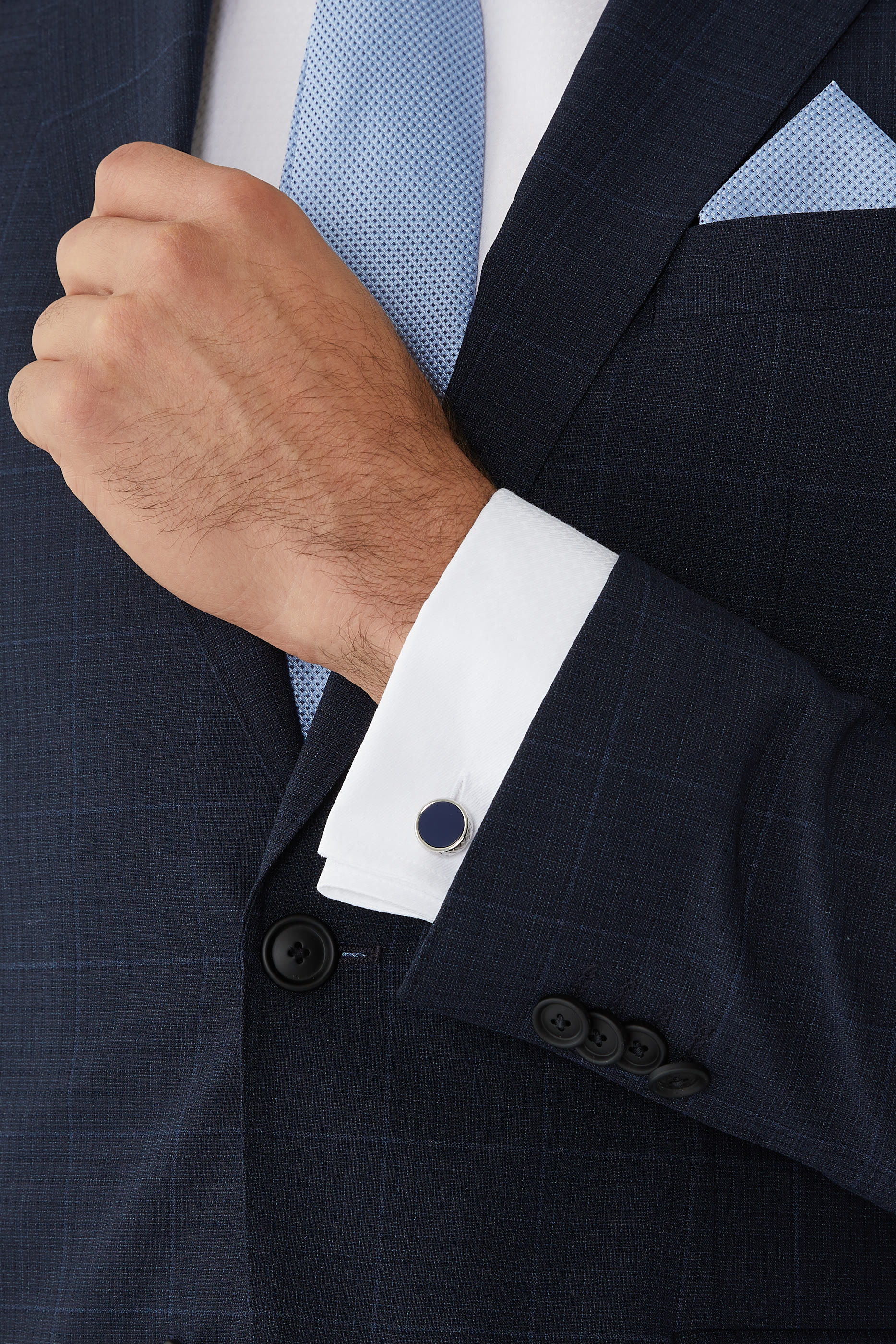 Jorge Round Cufflinks