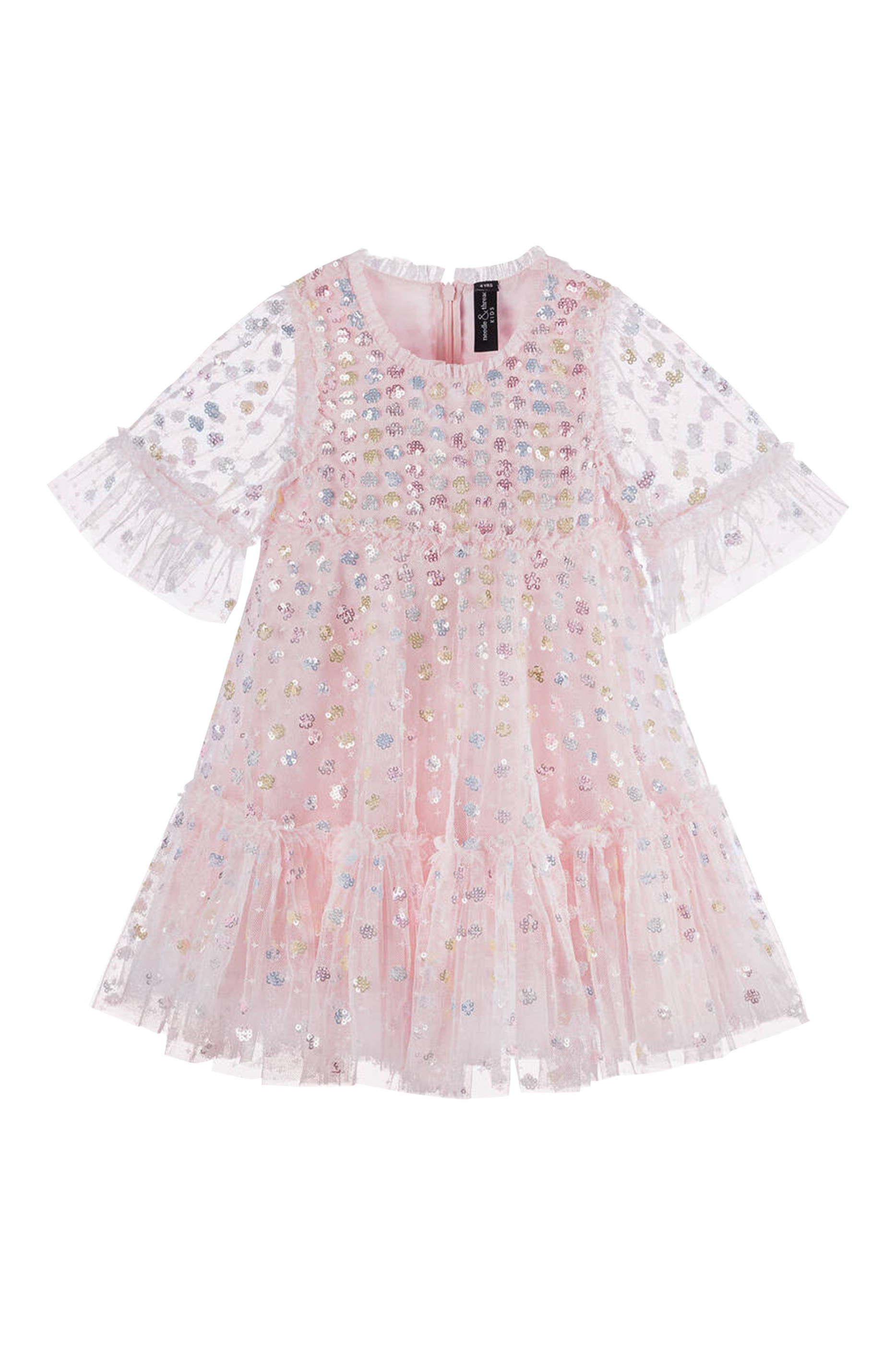 Kids Raindrop Sequin Dress