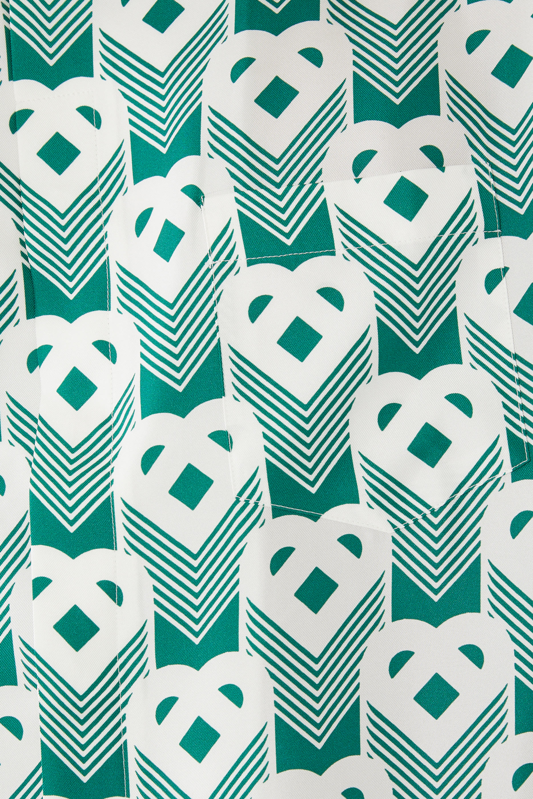 Cuban Collar Silk Shirt