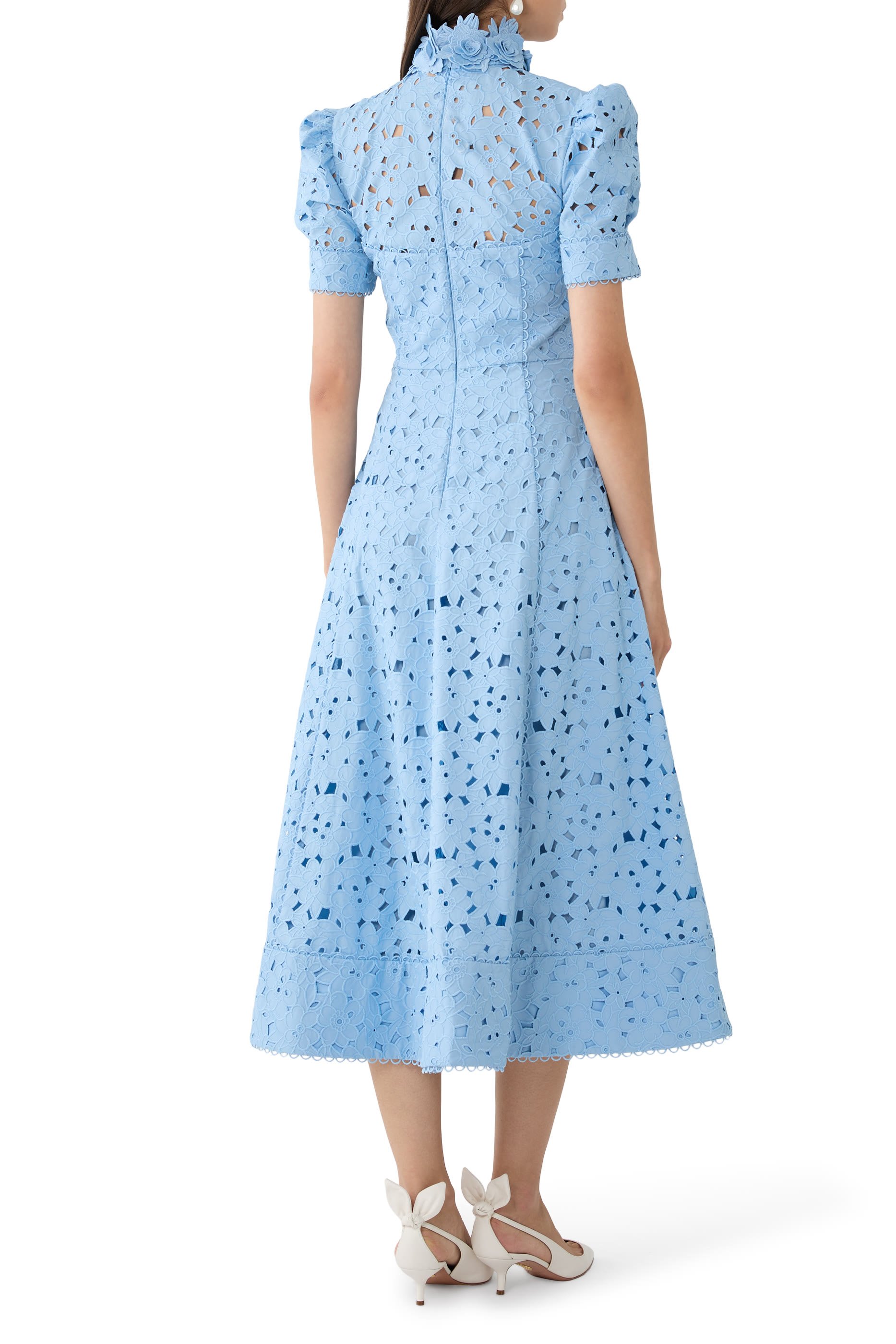 Kitsu Short Sleeve Midi Dress