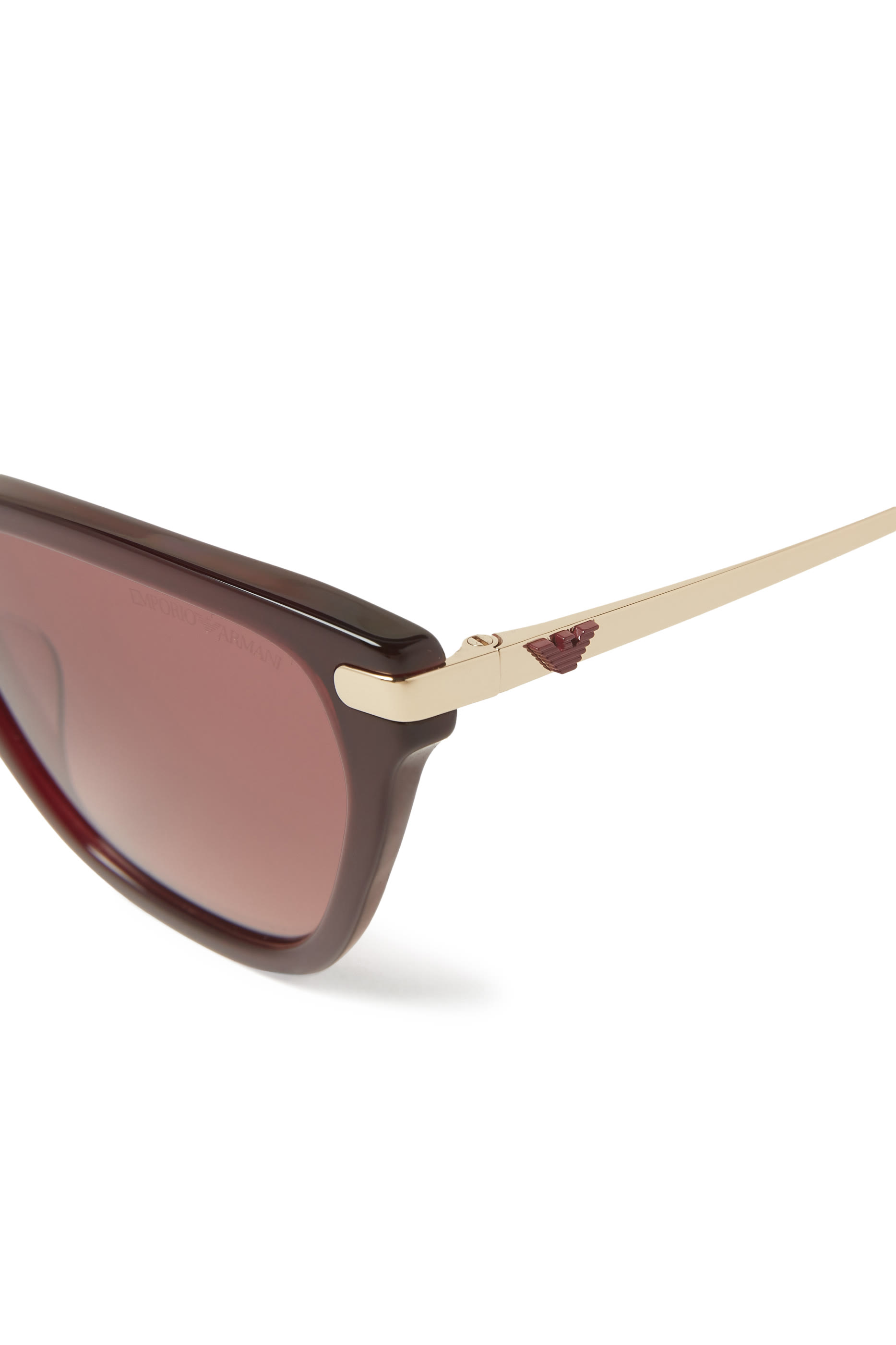 Logo Cat-Eye Sunglasses