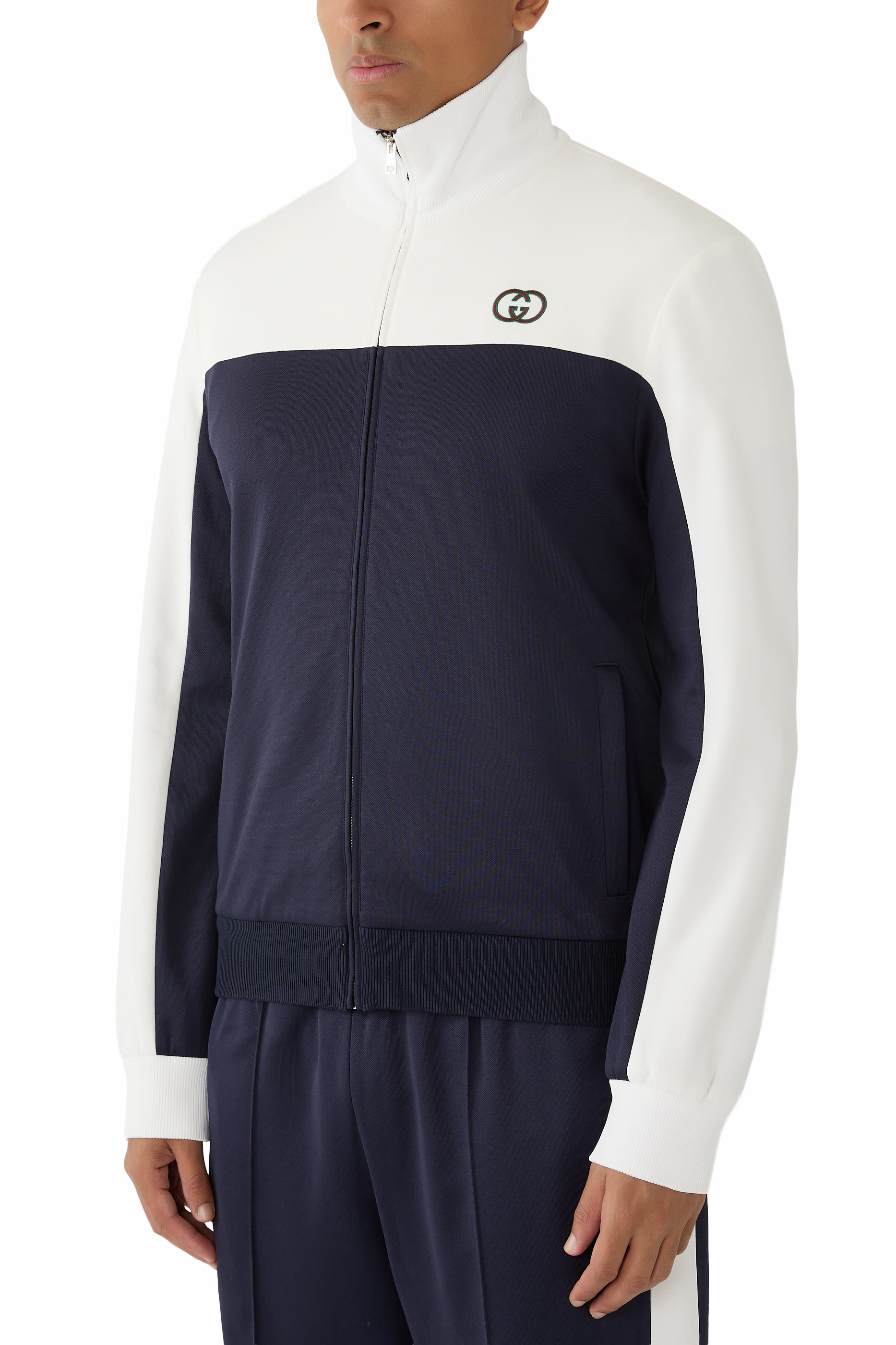 Logo Technical Jersey Zip Jacket