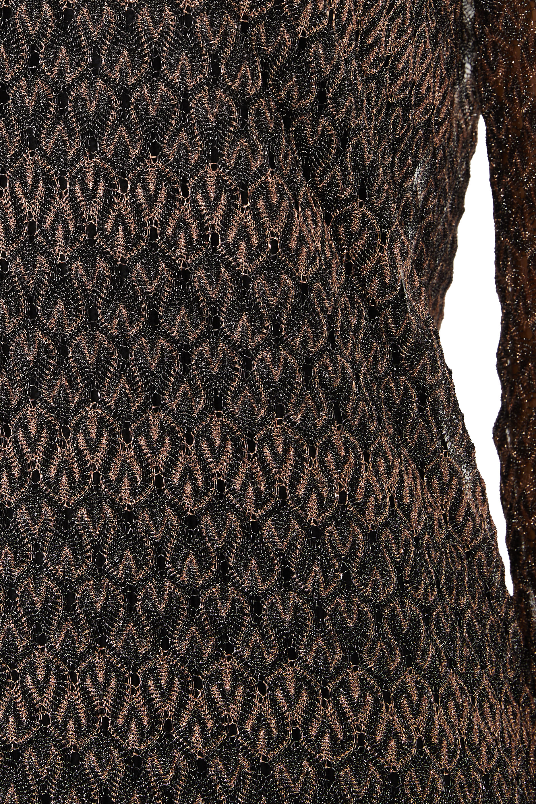 Lace Raschel Lame' Mini Dress