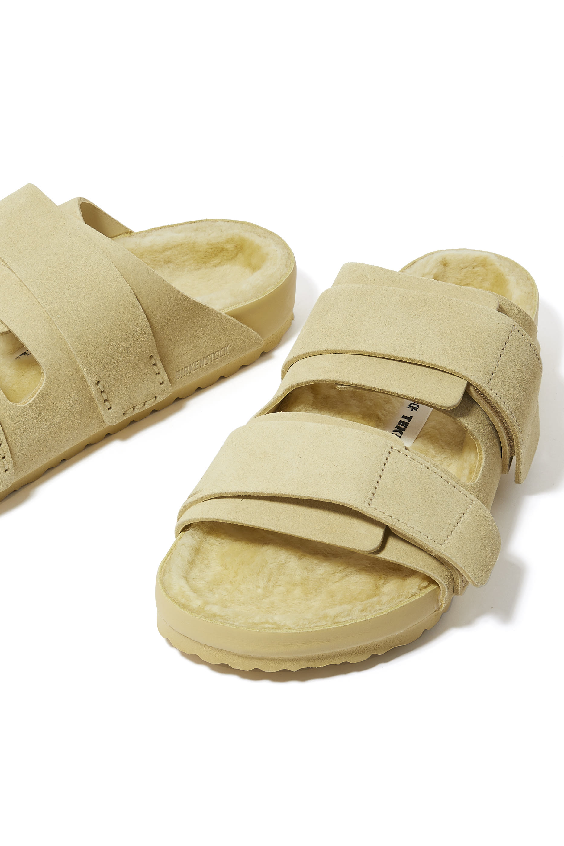 Uji Tekla Suede Fur Sandals