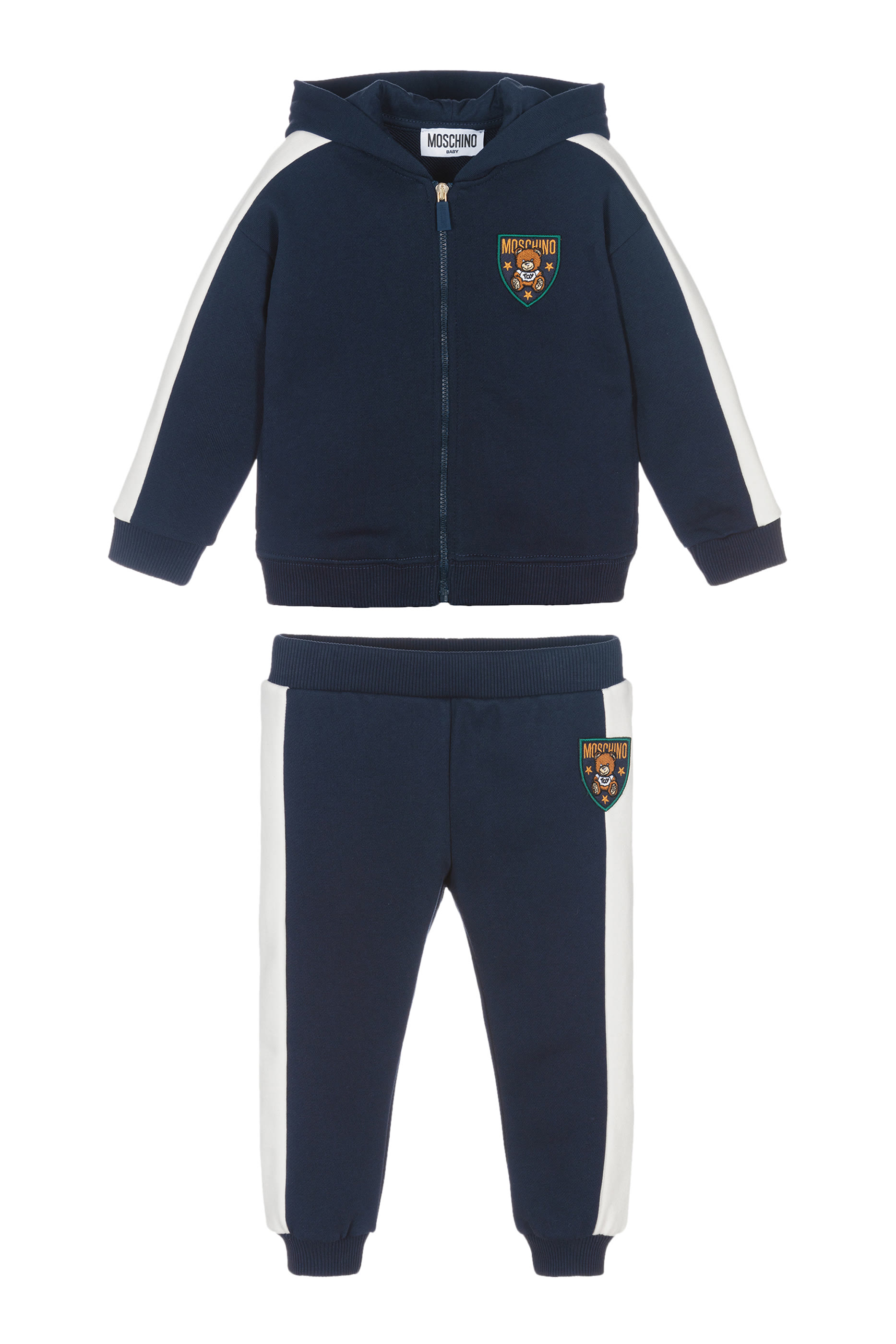 Kids Logo Patch Sweatshirt Tracksuit Set