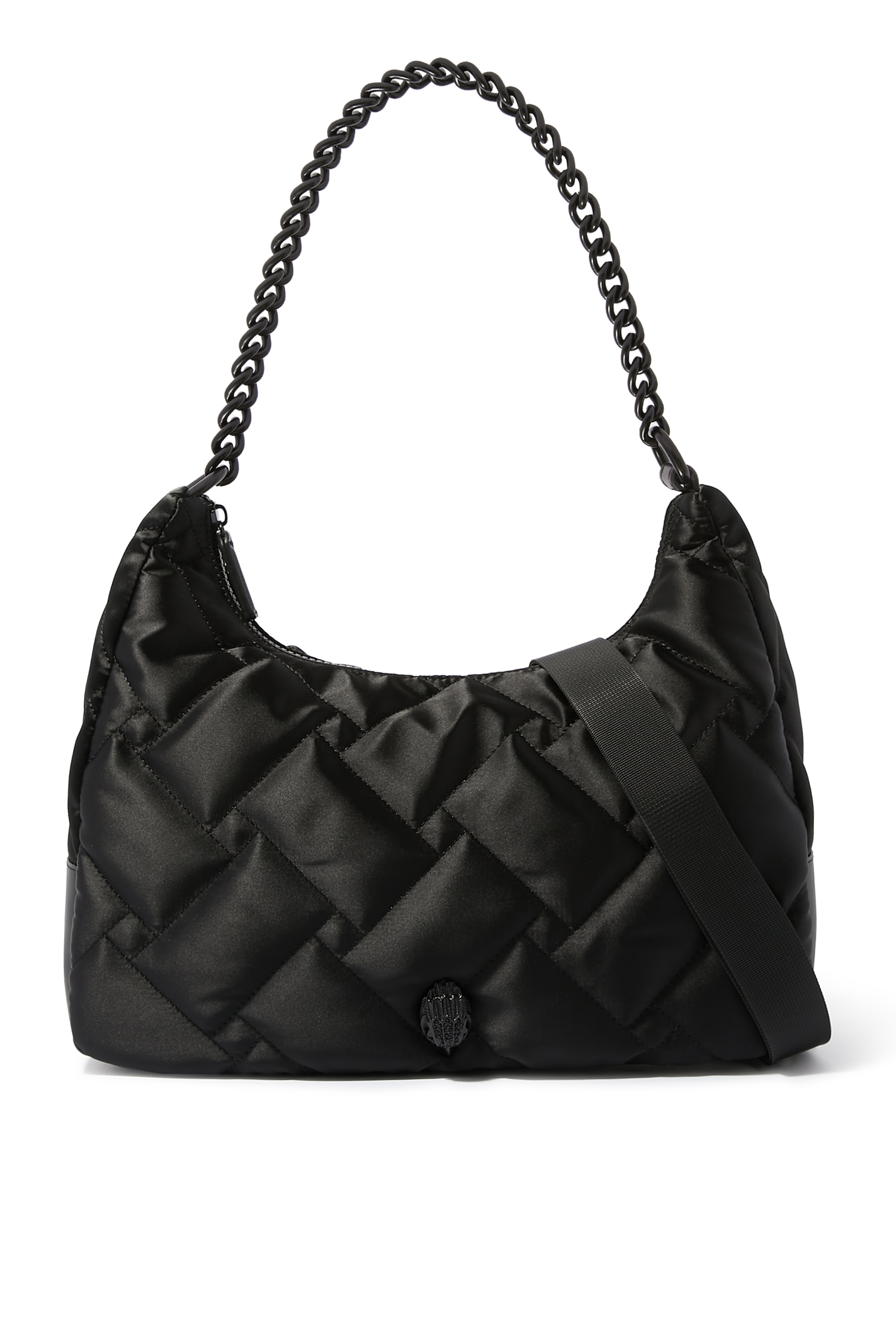 Recycled Nylon Crossbody Hobo Bag