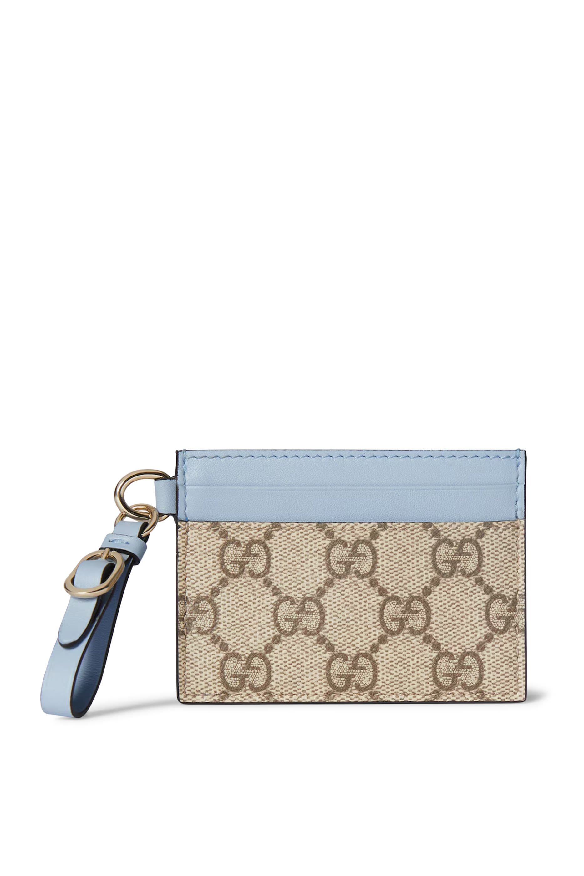 GG Emblem Card Case with Strap