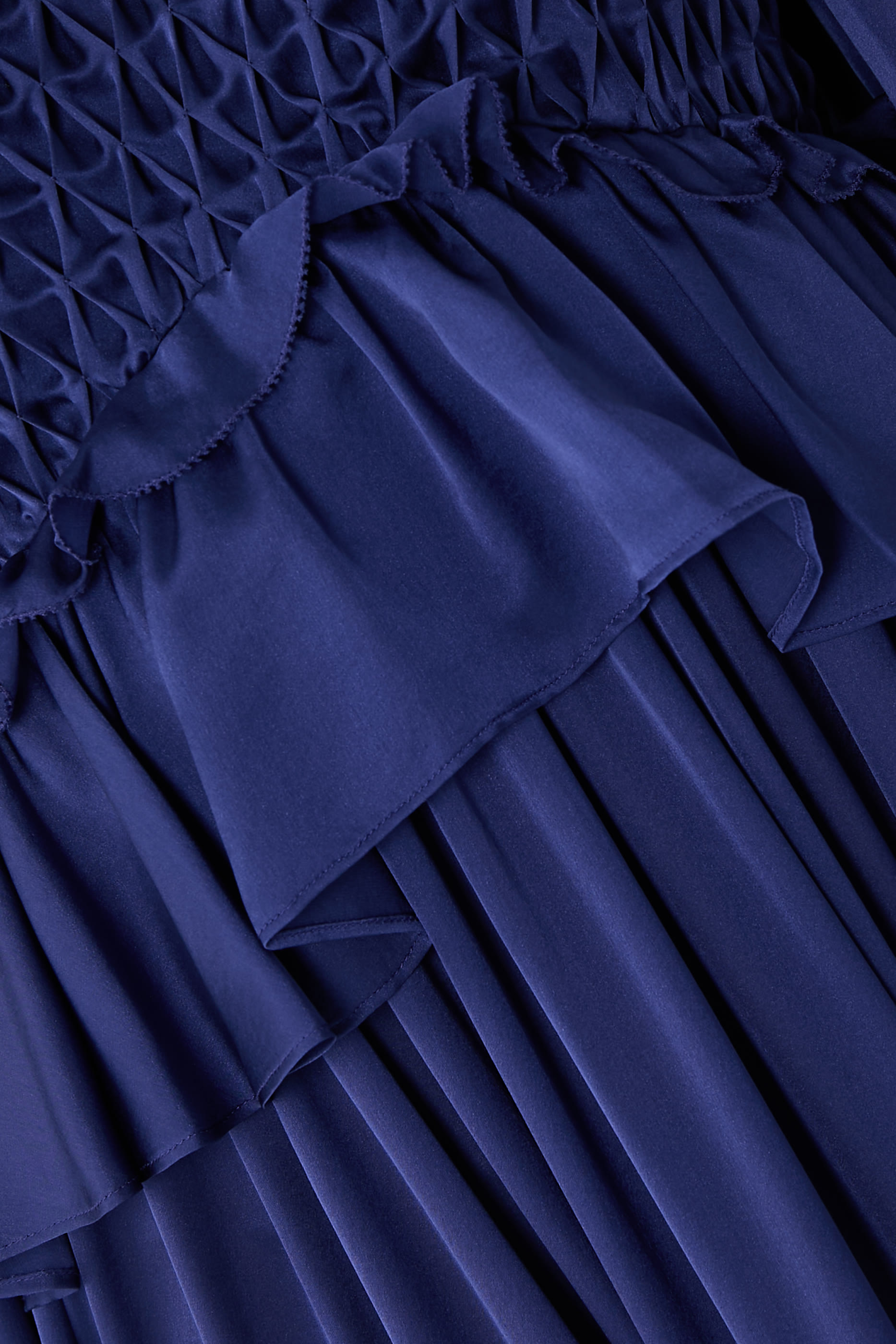 Hypnotic Smocked Flutter Dress