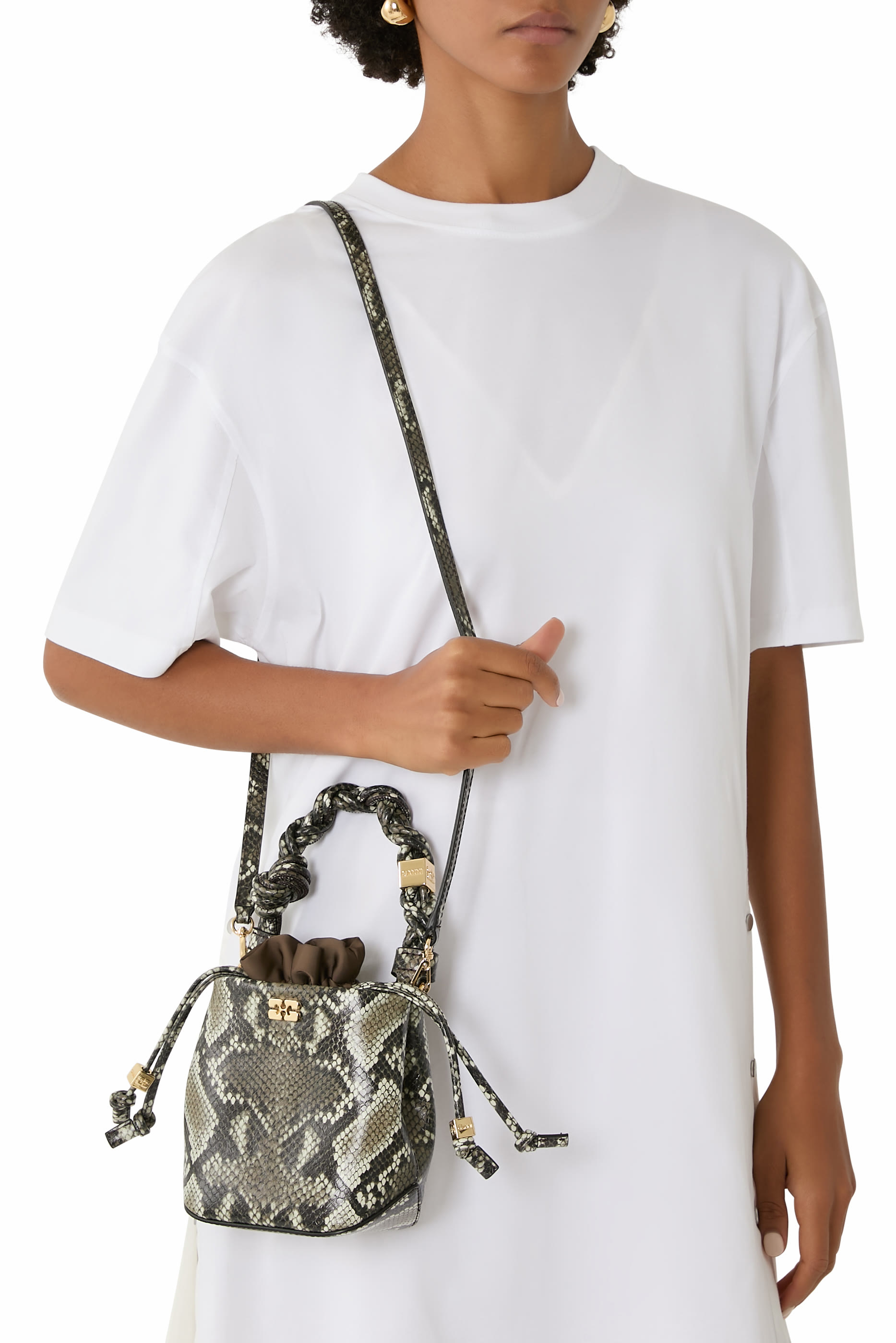 Snake Mini Bou Bucket Bag