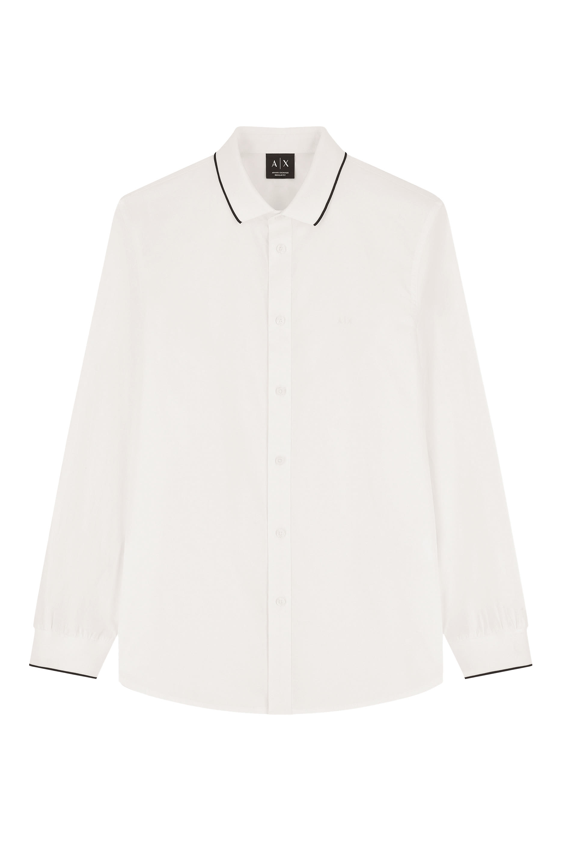 AX Logo Rib Details Shirt