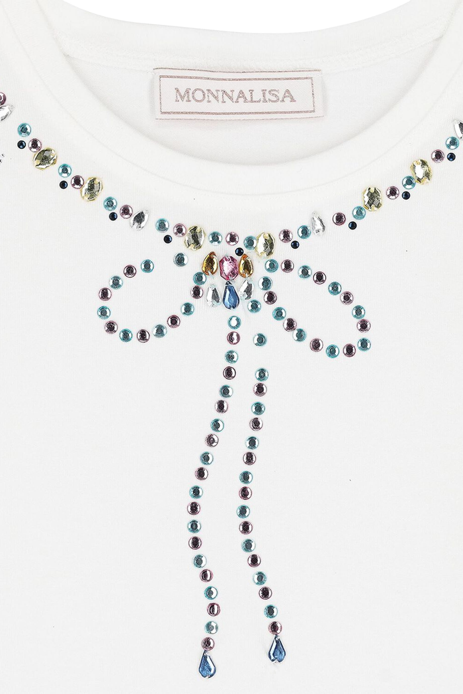 Kids  Jewel Bow Jersey T-Shirt