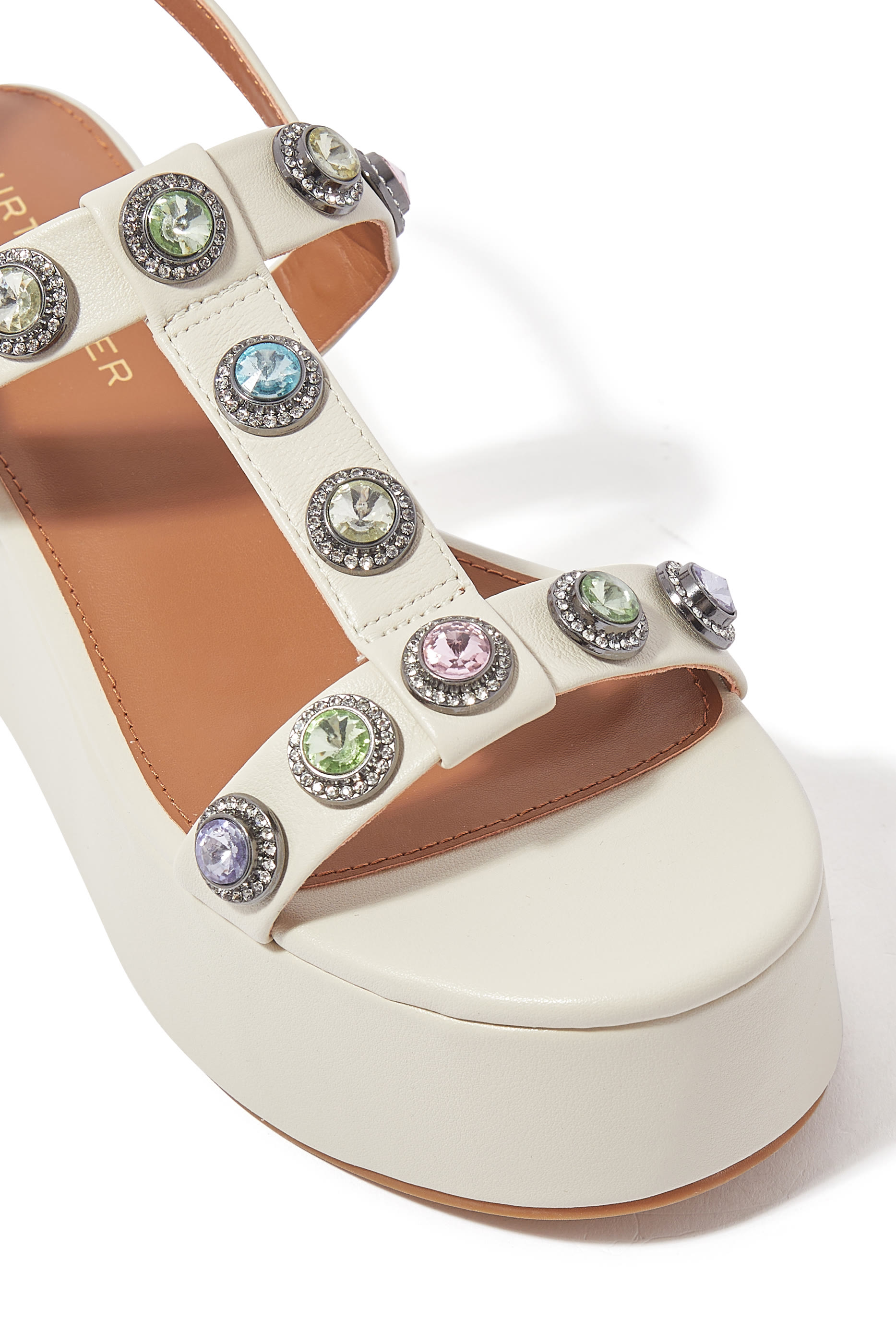 Octavia 50 Leather Platform Sandals