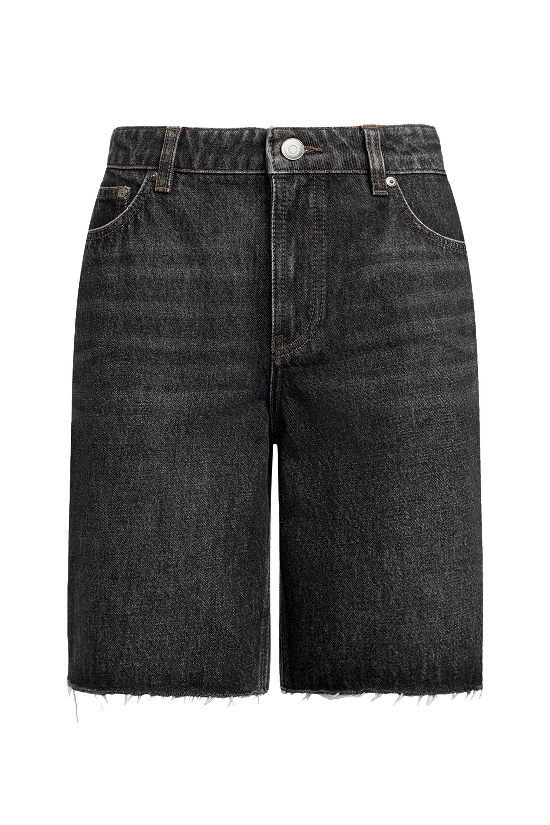 Slim-Fit Denim Shorts