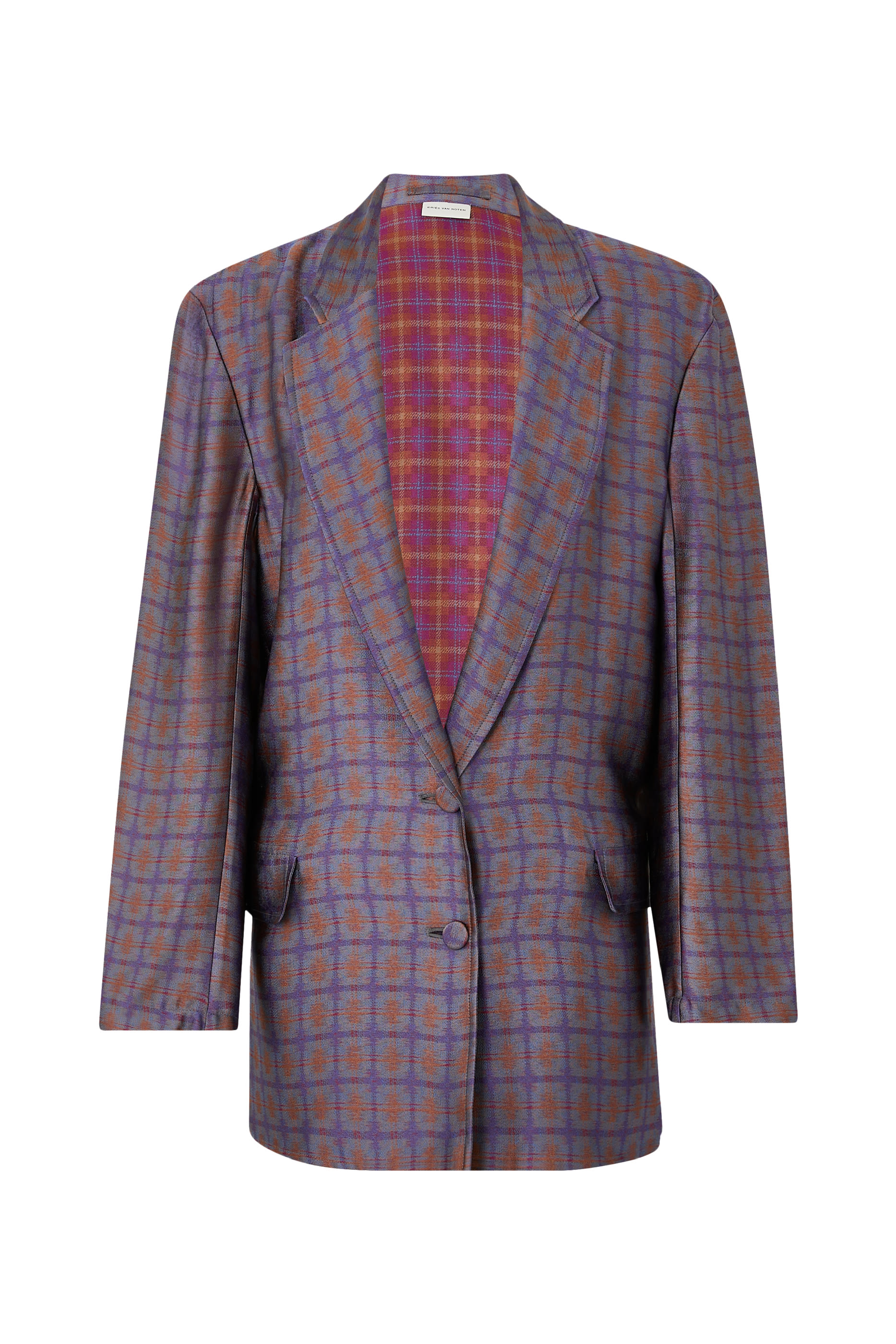  Checked Blazer
